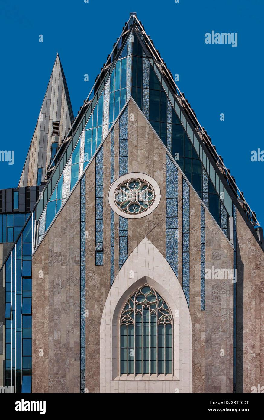 Uni Leipzig - das neue Augusteum Stockfoto