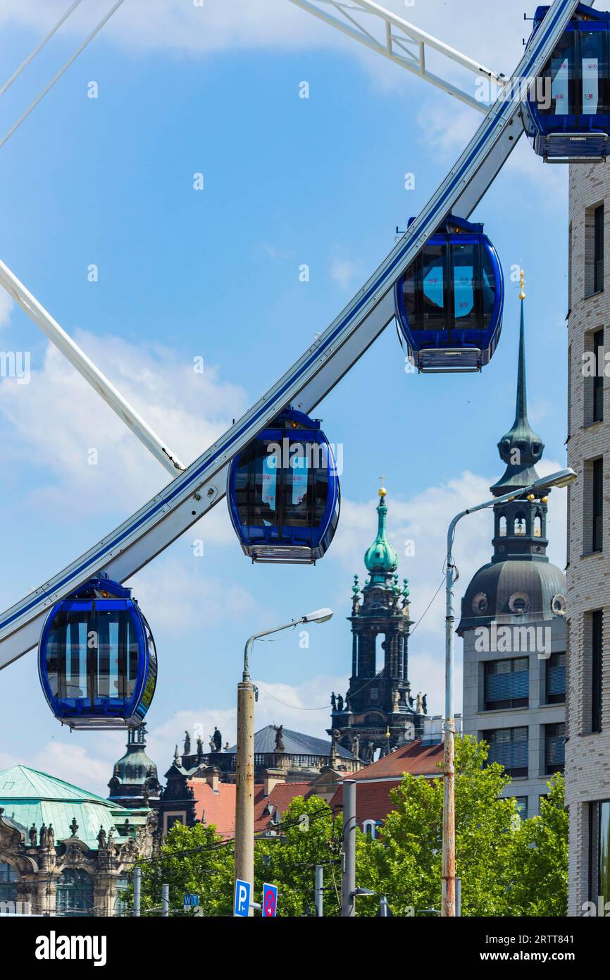 Bis zum 23. August 2020 wird das Riesenrad der Vision wieder seine Runden drehen Stockfoto