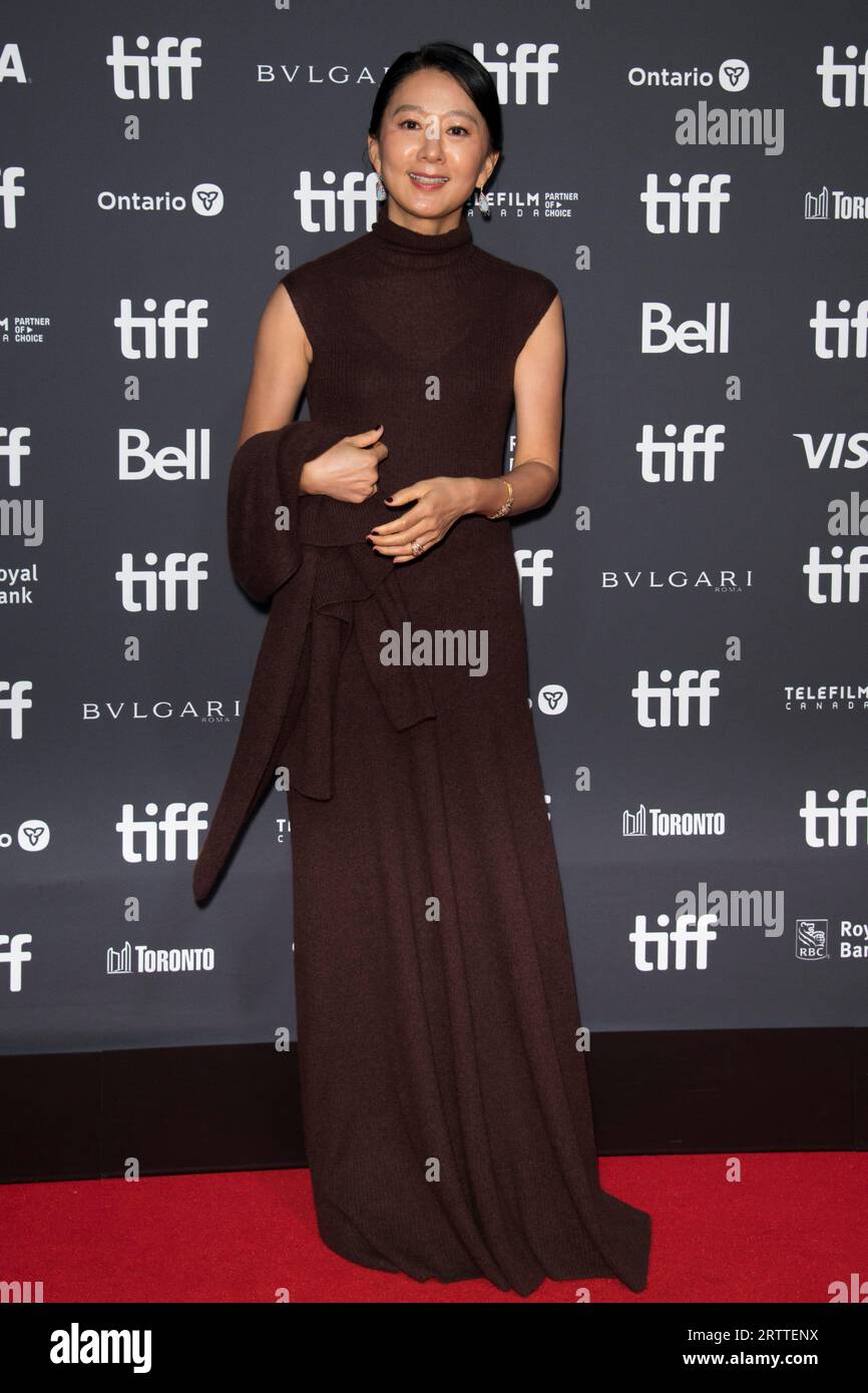 14. September 2023, Toronto, Ontario, Kanada: Kim Hee-AE nimmt an der Premiere „A Normal Family“ während des Toronto International Film Festival 2023 in der Roy Thomson Hall am 14. September 2023 in Toronto, Ontario, Kanada, Teil. (Bild: © Angel Marchini/ZUMA Press Wire) NUR REDAKTIONELLE VERWENDUNG! Nicht für kommerzielle ZWECKE! Stockfoto