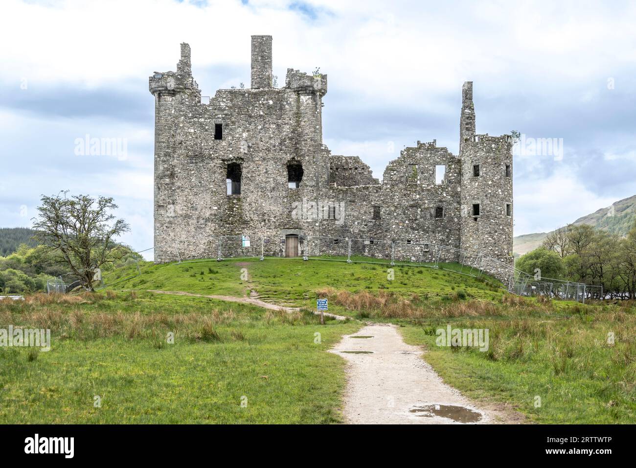 Kilchurn Castle in den Central Highlands von Schottland Stockfoto