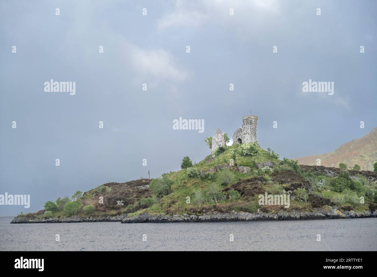 Castle Moil auf der Isle of Skye in Kyleakin, Heimat einer nordischen Prinzessin, bekannt als Saucy Mary Stockfoto
