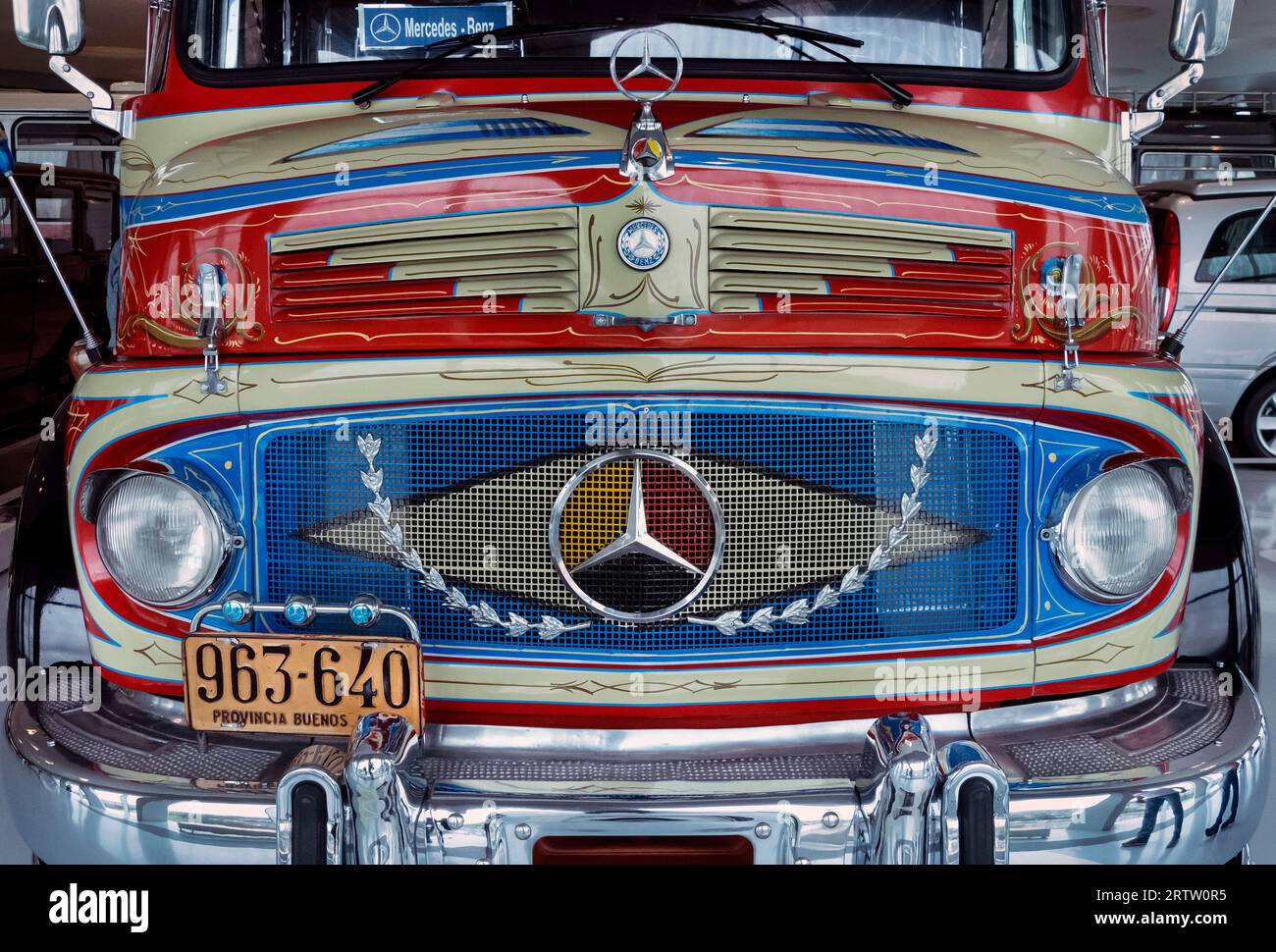 Das Mercedes-Benz Museum Stuttgart Deutschland Stockfoto