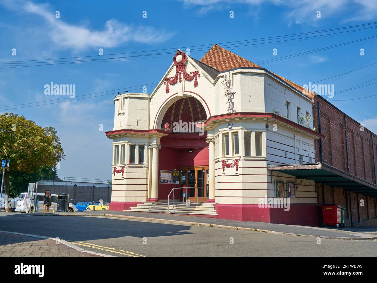 Das Scala Cinema in Ilkeston Derbyshire, das 1913 unter Denkmalschutz gestellt und gebaut wurde. Stockfoto