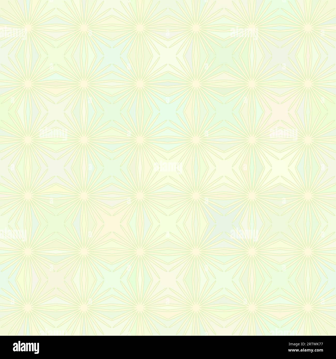Abstrakter Vektorhintergrund Geometrisches nahtloses Muster Pastellgrüne Farben Stock Vektor