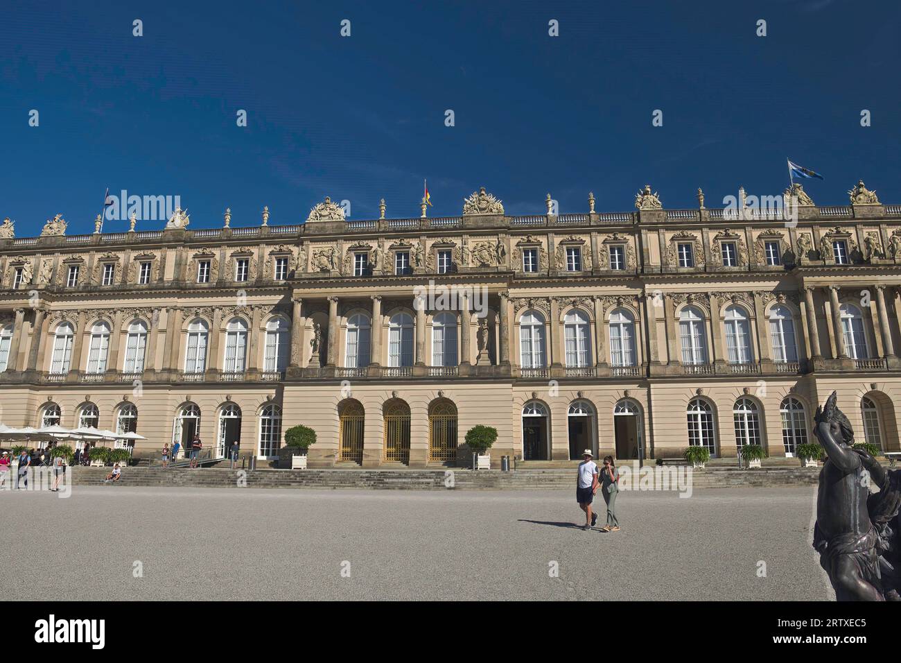 Schloss Herrenchiemsee Stockfoto