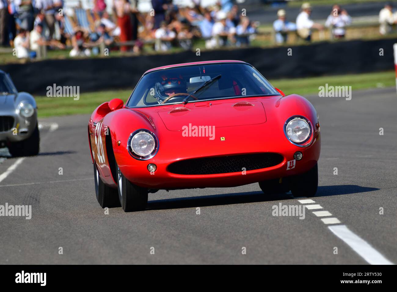 Rob Hall, Ferrari 250 LM, Lavant Cup, ein fünfundzwanzigminütiges Einzelfahrerrennen für Ferrari GT-Fahrzeuge, das zwischen 1960 und 1966 mit Sver antrat Stockfoto