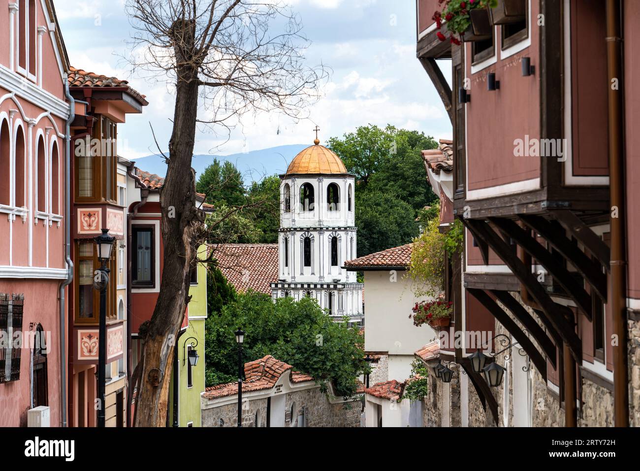 Die Altstadt von Plowdiw, Bulgarien Stockfoto