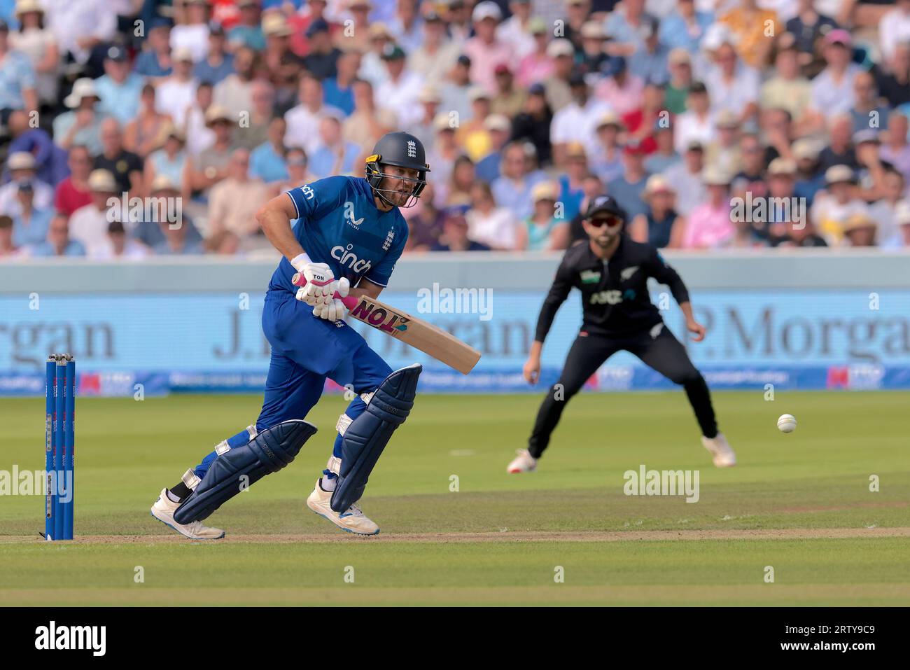 London, Großbritannien. September 2023. Als England Neuseeland in der 4th Metro Bank One Day International im Lords Credit: David Rowe/Alamy Live News besiegt Stockfoto