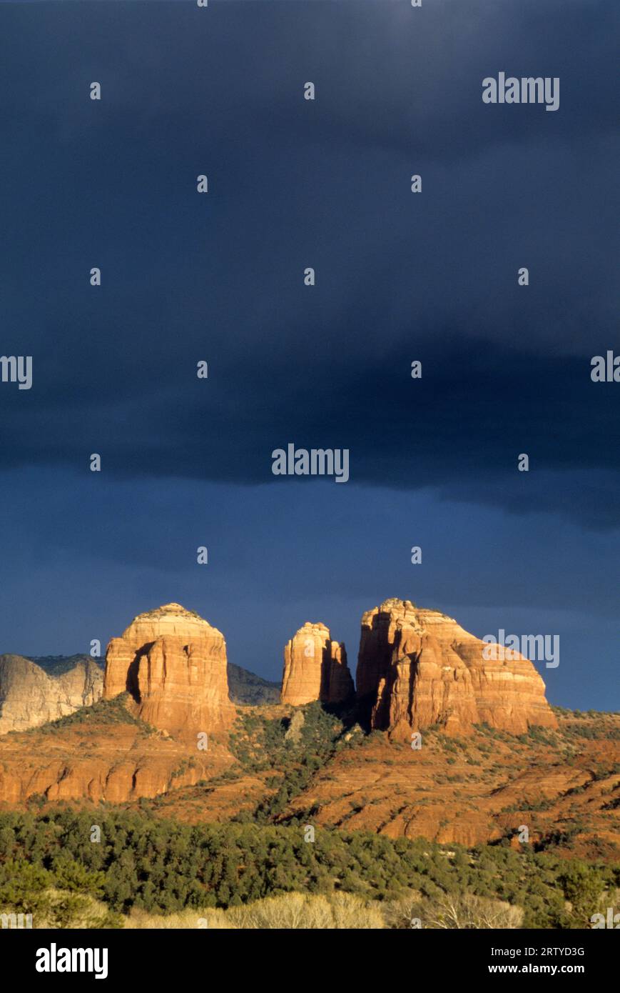 Cathedral Rock, Coconino National Forest, Arizona Stockfoto