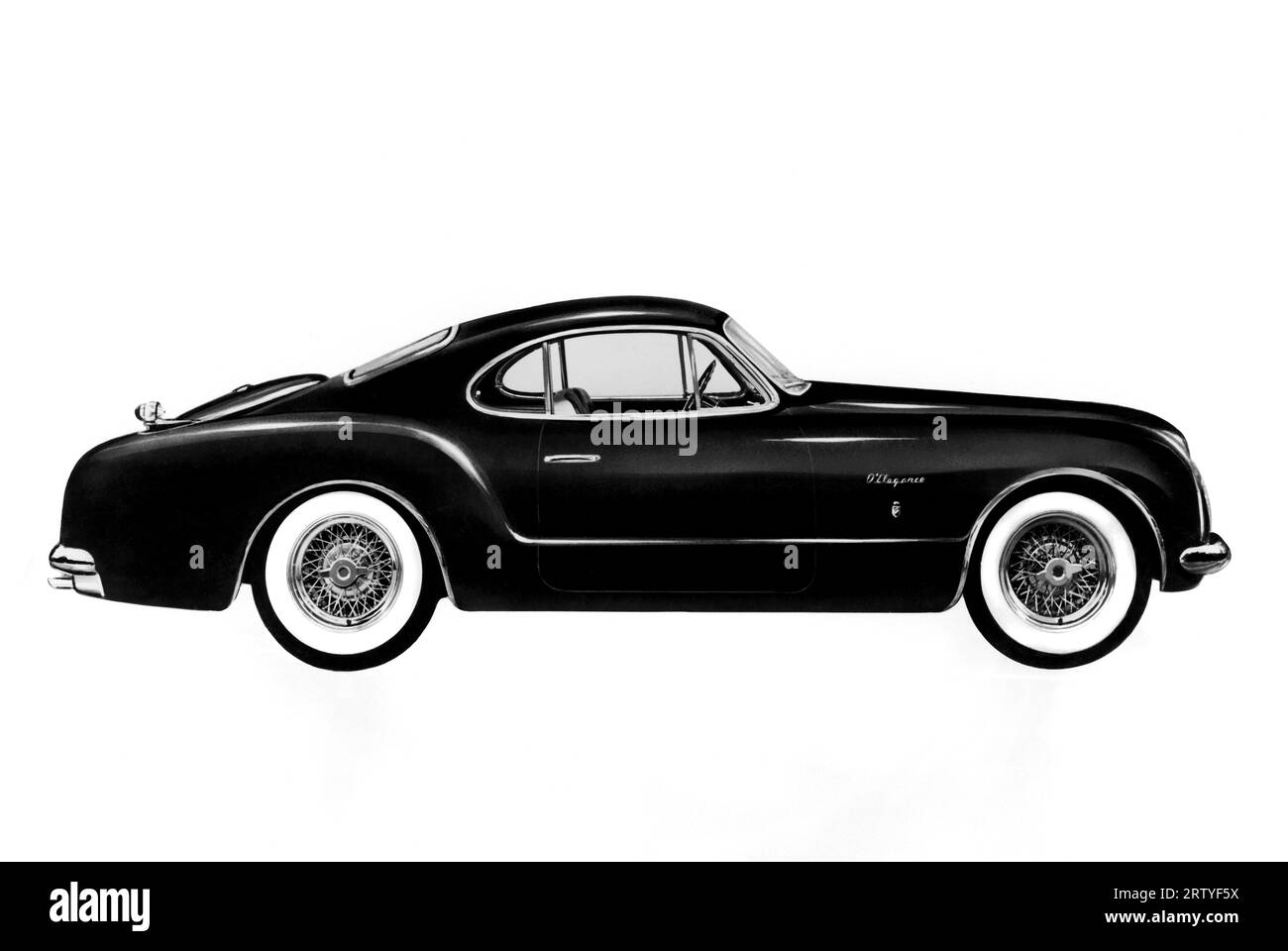 Detroit, Michigan 1953 der Chrysler D'Elegance, entworfen von Virgil Exner aus Chrysler und gebaut von der Ghia Company in Italien. Stockfoto