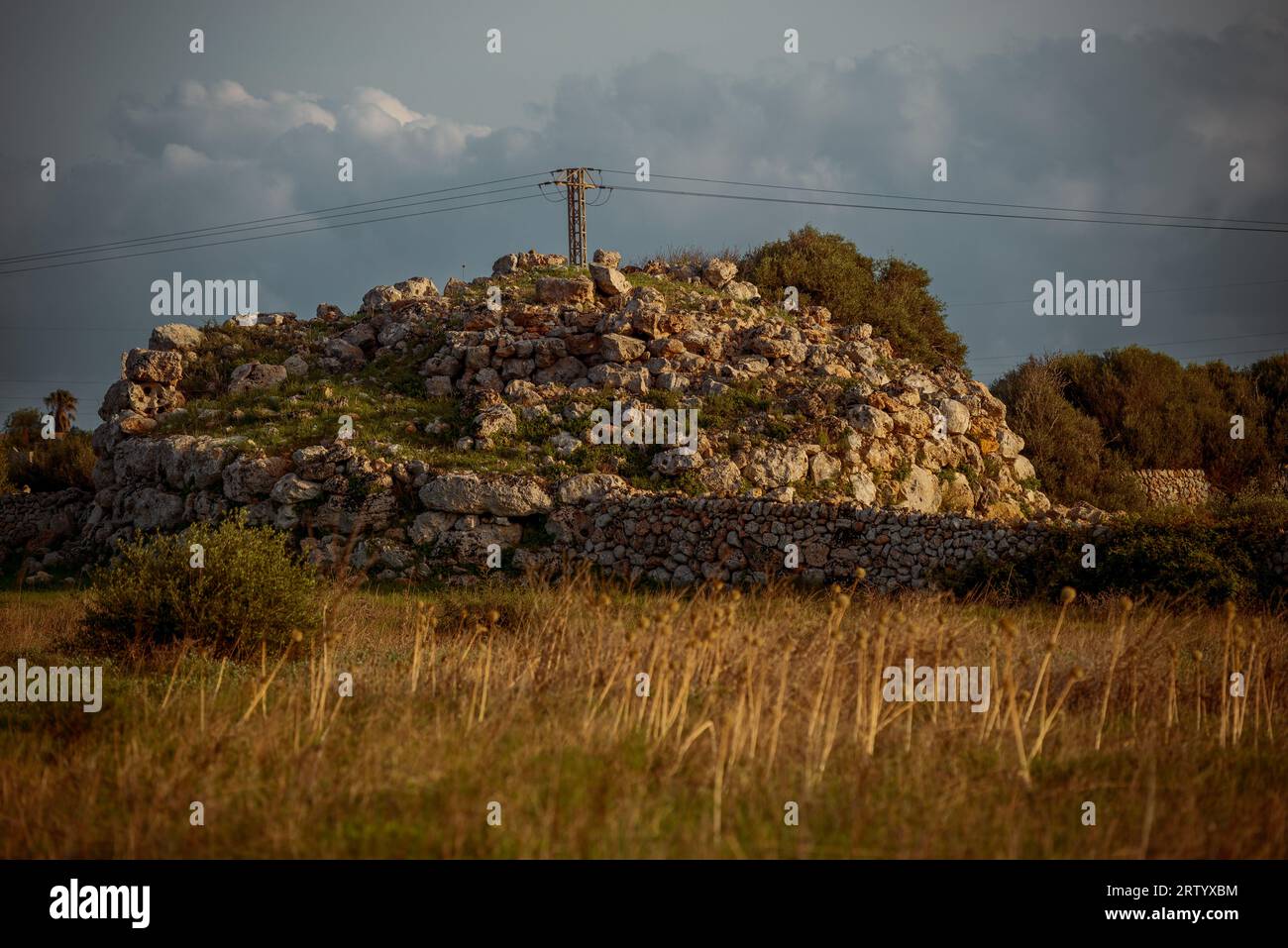 Ciutadella, Spanien. 15. September 2023 Menorcas talayotische Kultur