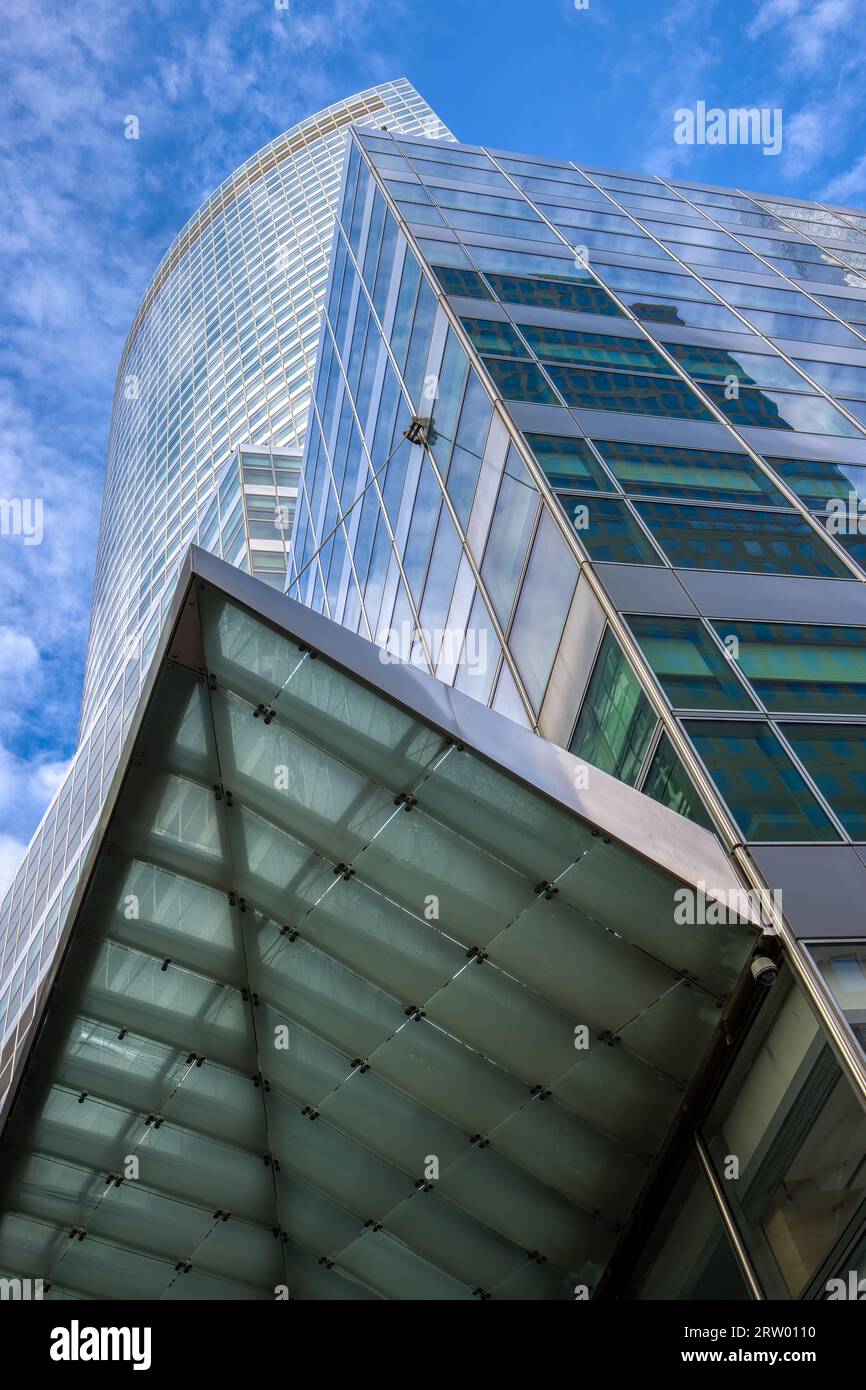 Blick auf Brookfield Place NYC. Stockfoto