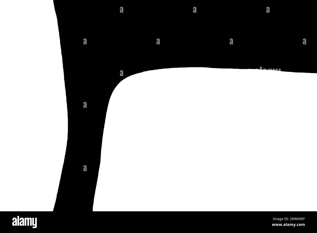 Schwarz Weiß Abstrakte Entwurfsmustervorlage Beispiel Form Objekt Leerraum Kopieren Leerraum Hintergrund Leer Modell. Stockfoto