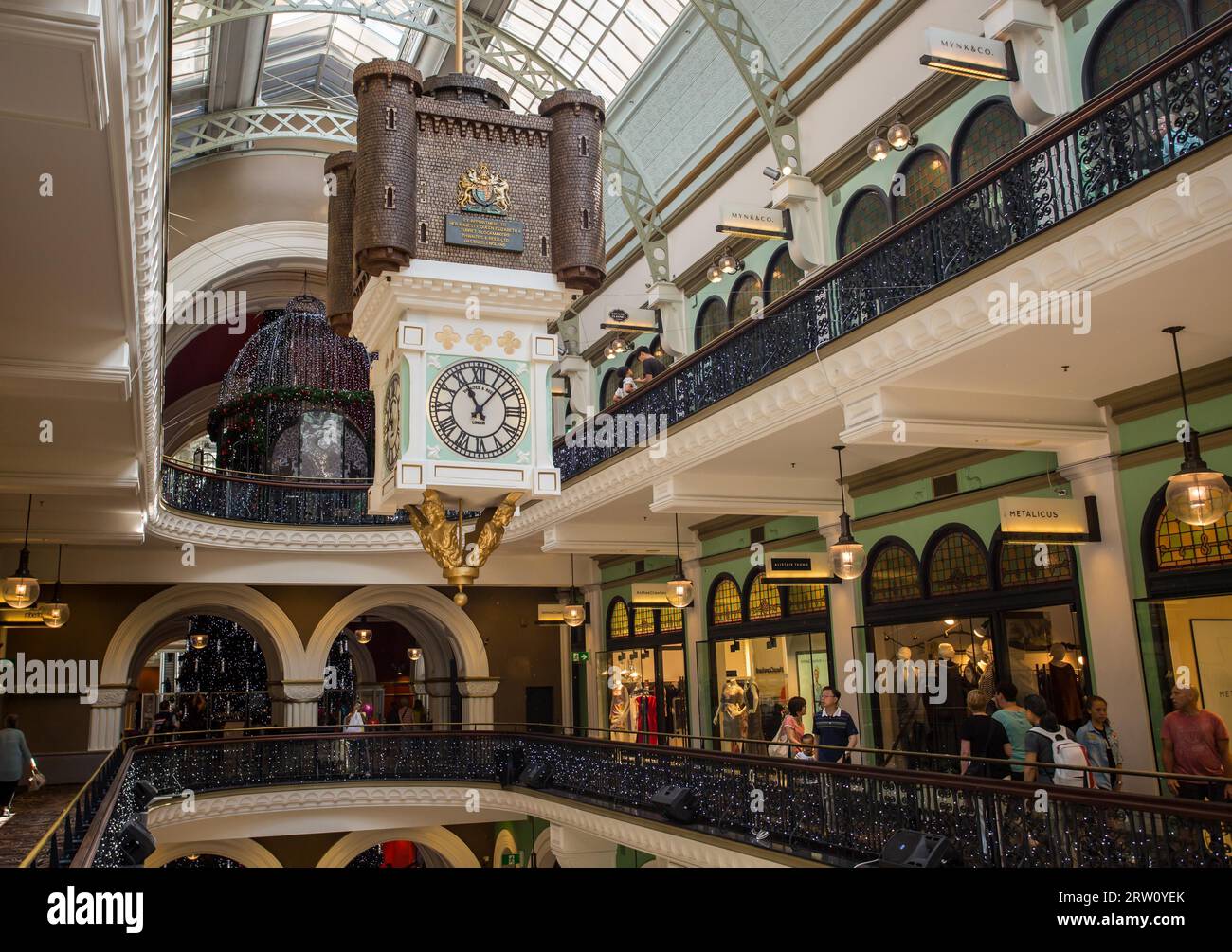 SYDNEY, AUSTRALIEN, NOVEMBER 30 2014: Das wunderschöne Kulturerbe des Queen Vic Building in der George St in Sydney, New South Wales, Australien Stockfoto