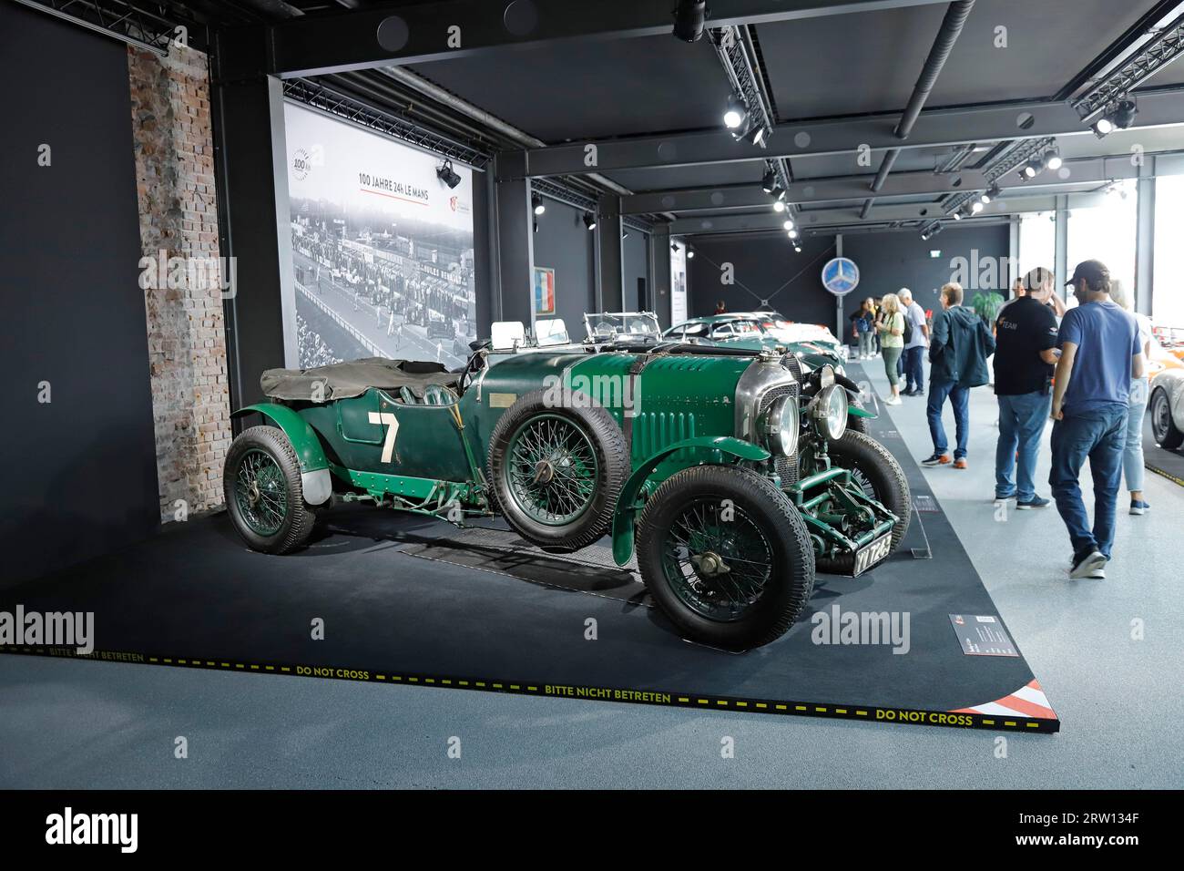 Bentley 4, 5 Liter, Baujahr 1928, Birkin Teamcar, gefahren vom legendären Bentley Boy Tim Birkin, Sonderausstellung 24 Stunden von Le Mans, National Stockfoto