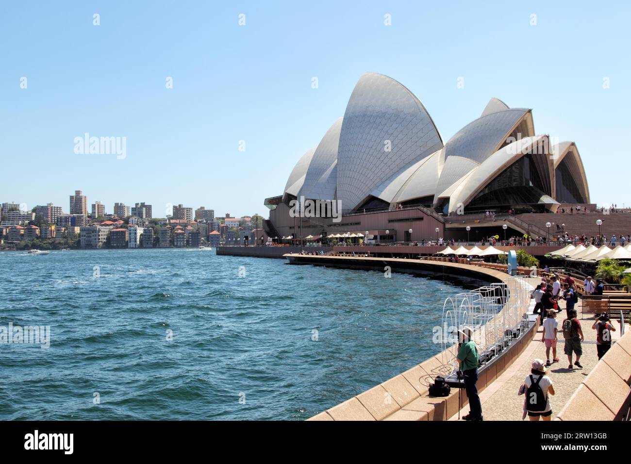 Sydney Opera House, das Opernhaus im Hafen von Sydney, Australien Stockfoto