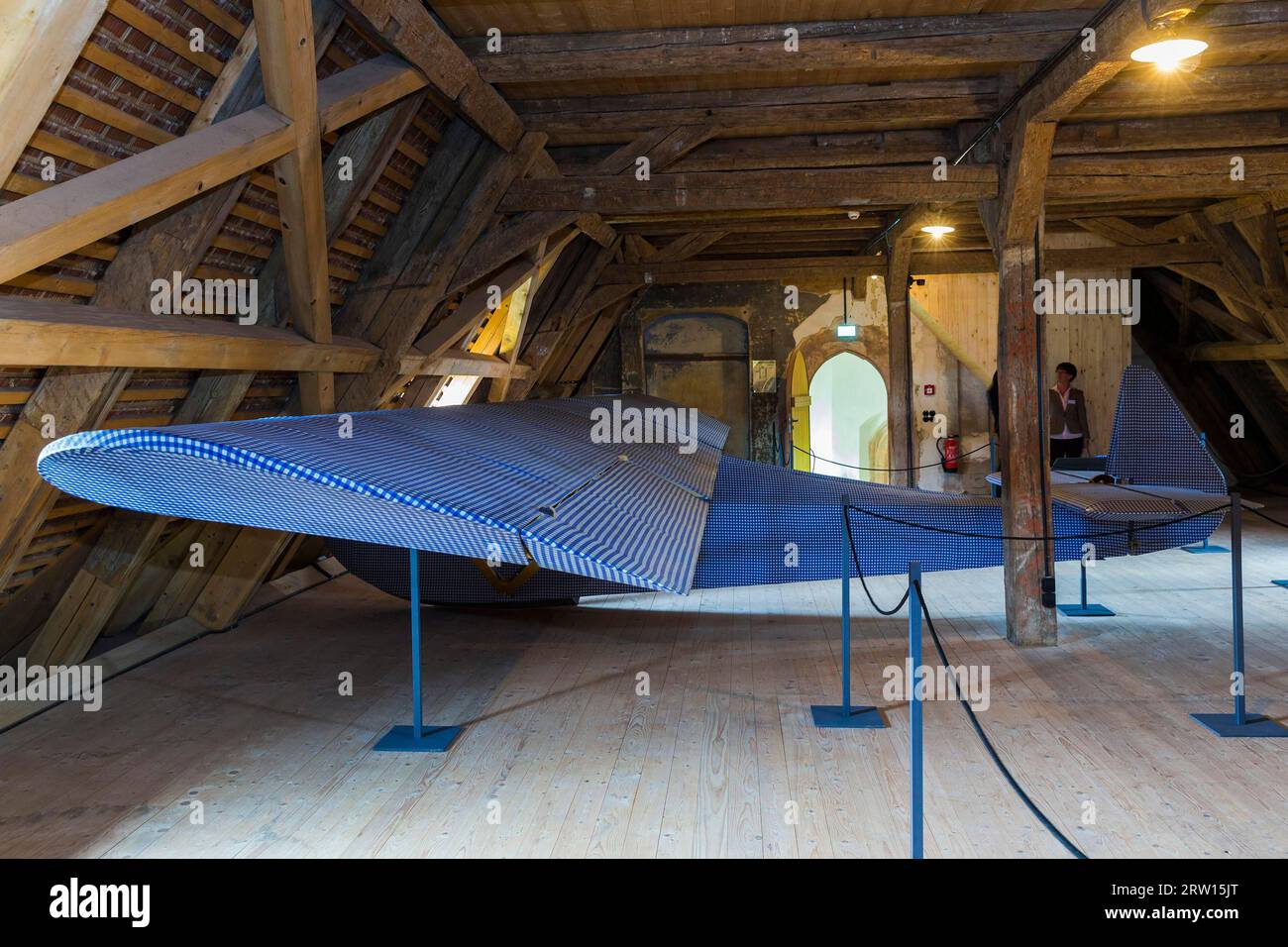 Colditz Segelflugzeug Stockfoto