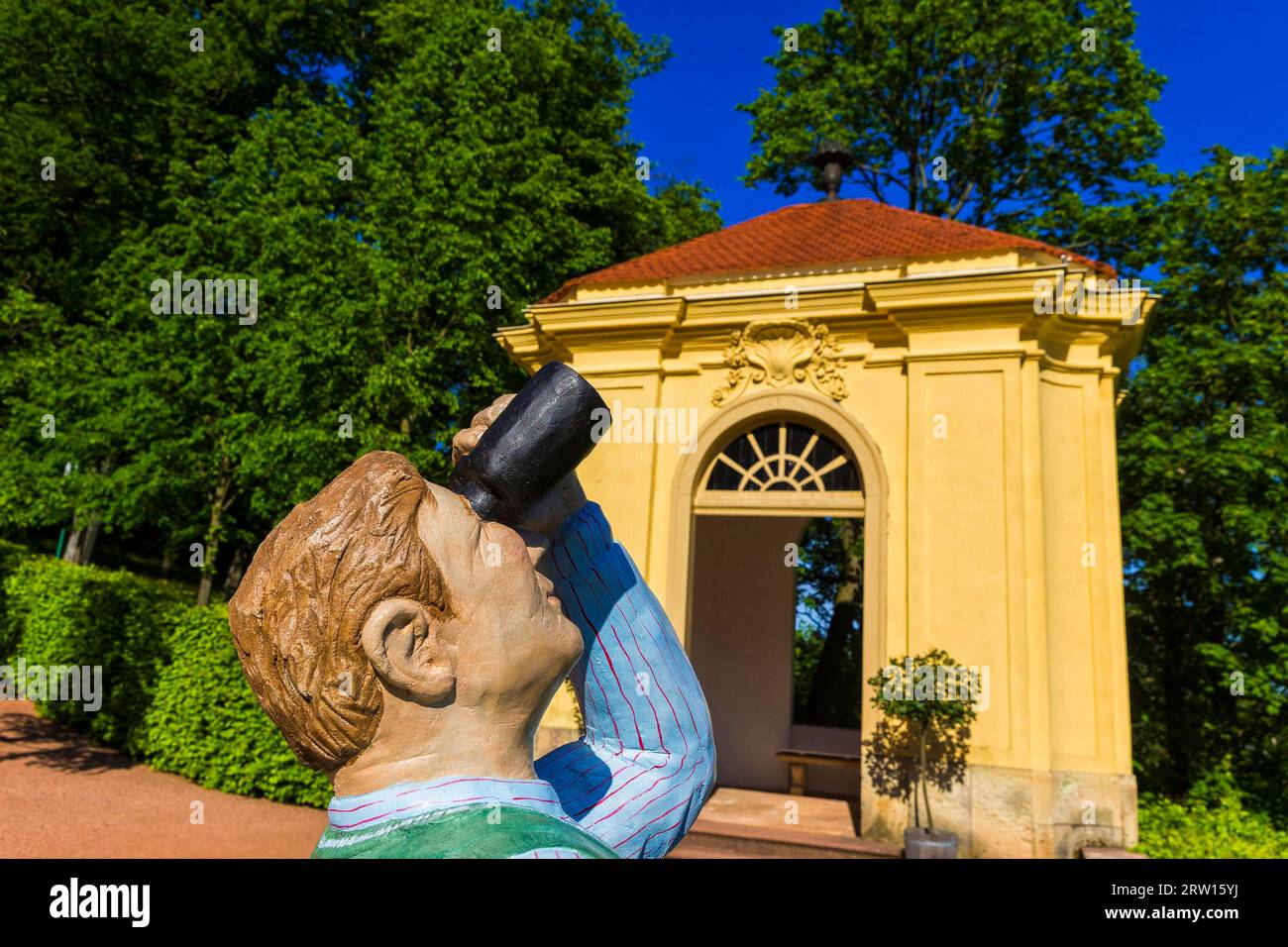 Schloss und Park Lichtenwalde Stockfoto