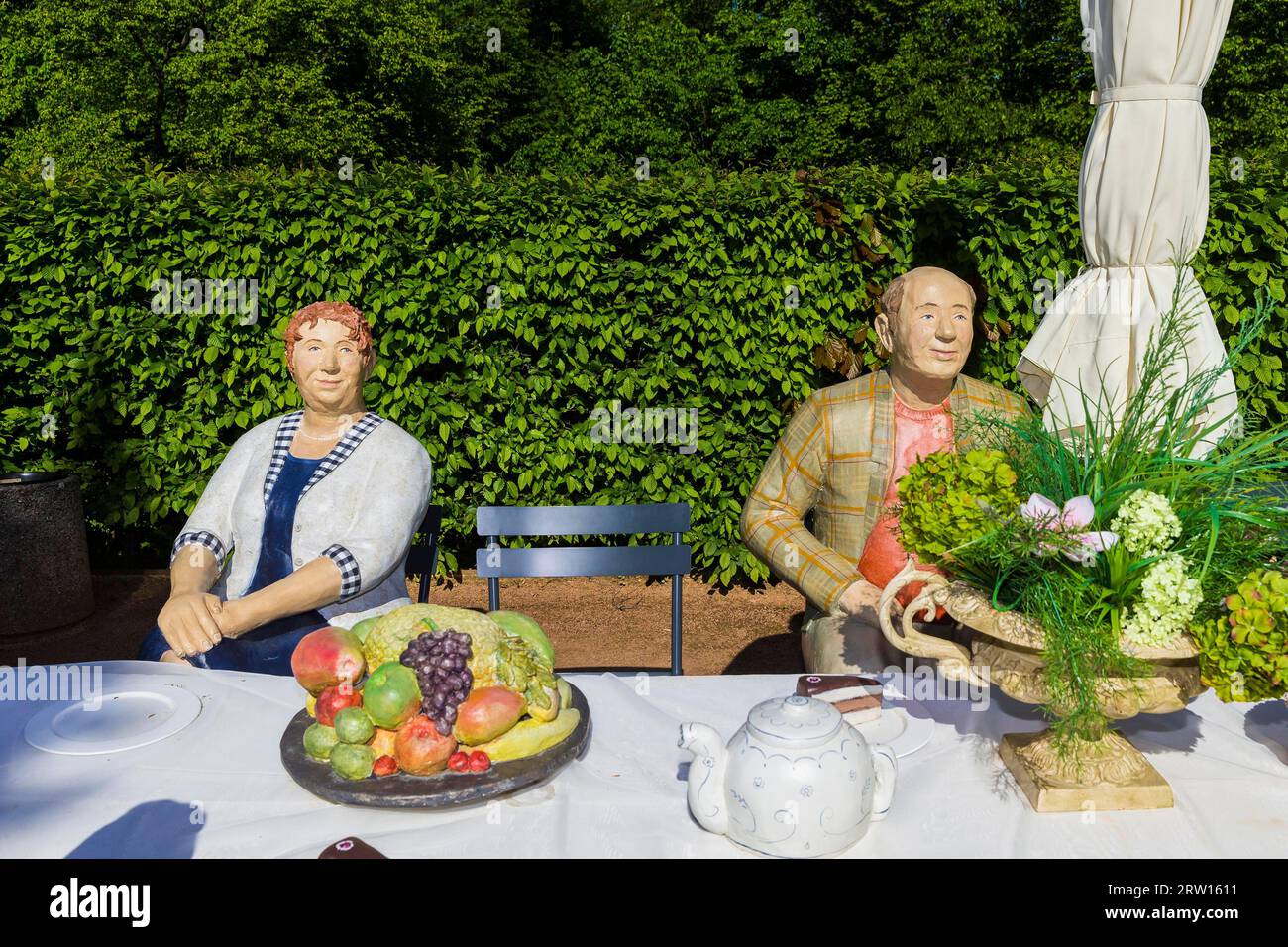 Schloss und Park Lichtenwalde Stockfoto