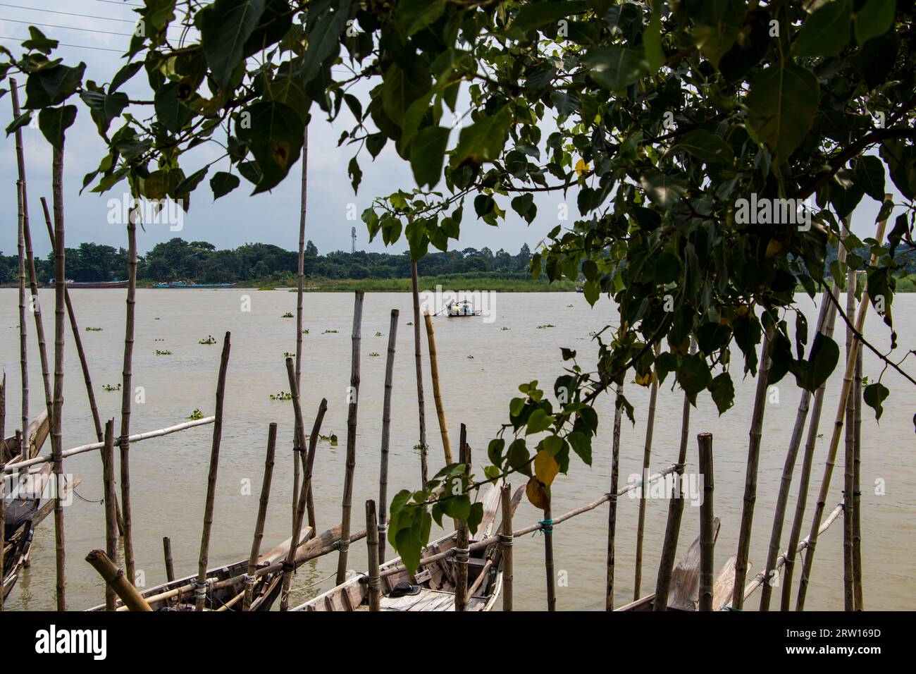 Traditionelles 4K-Foto von Ruhitpur, Bangladesch, aufgenommen am 05. September 2022 Stockfoto