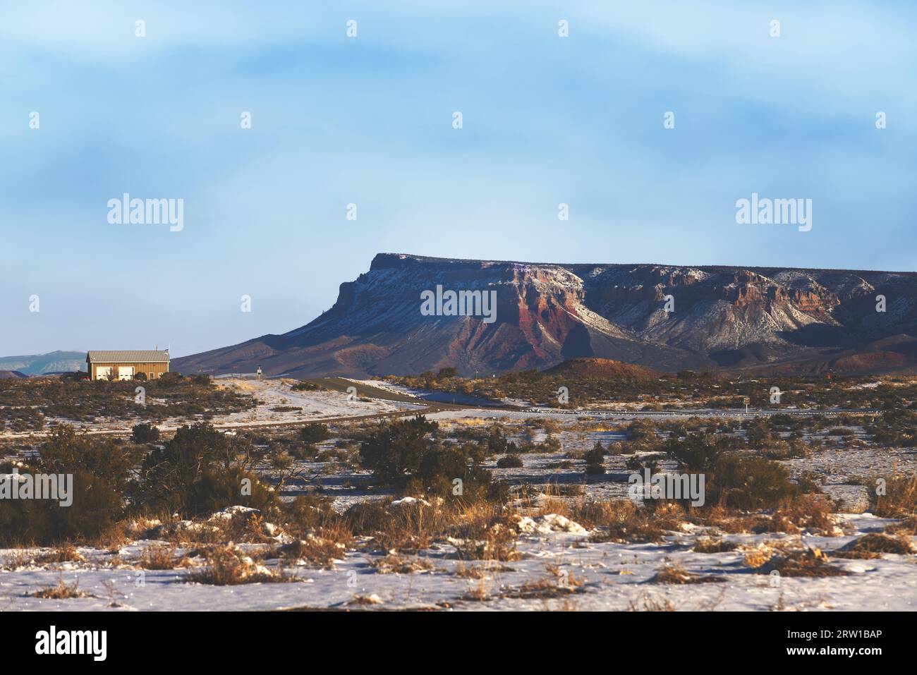 Climate's Canvas: Höhenbedingte Wetterschwankungen im Grand Canyon West Stockfoto