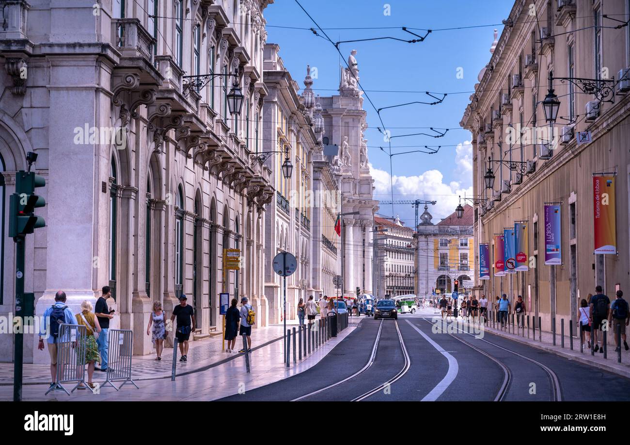 Allgemeine Ansichten von Lissabon, Portugal Stockfoto