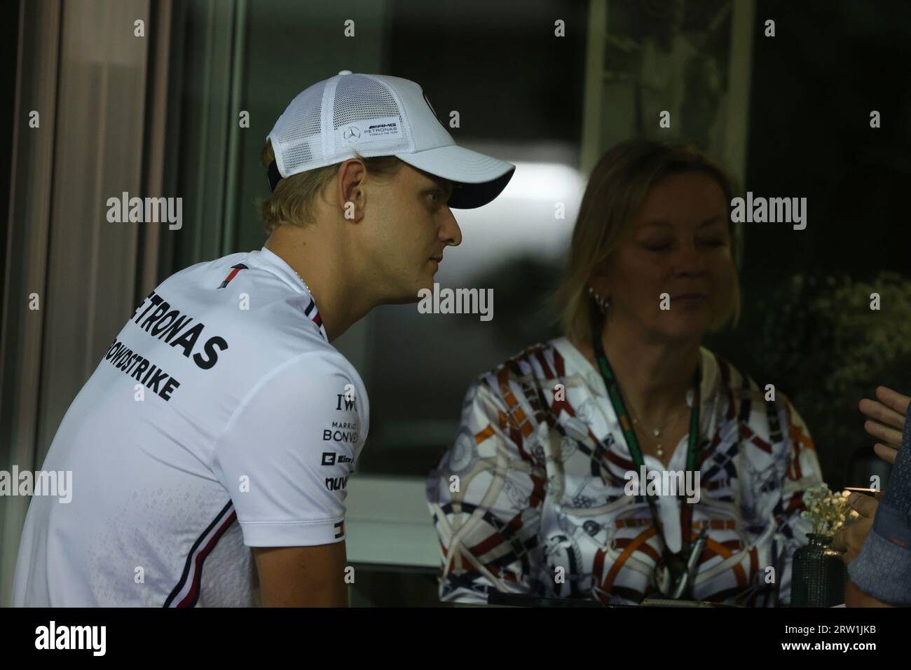 Singapur, Niederlande. September 2023. September 2023, Marina Bay Street Circuit, Singapur, FORMEL 1 2023 SINGAPORE AIRLINES SINGAPORE GRAND PRIX, im Bild Mick Schumacher Credit: dpa/Alamy Live News Stockfoto