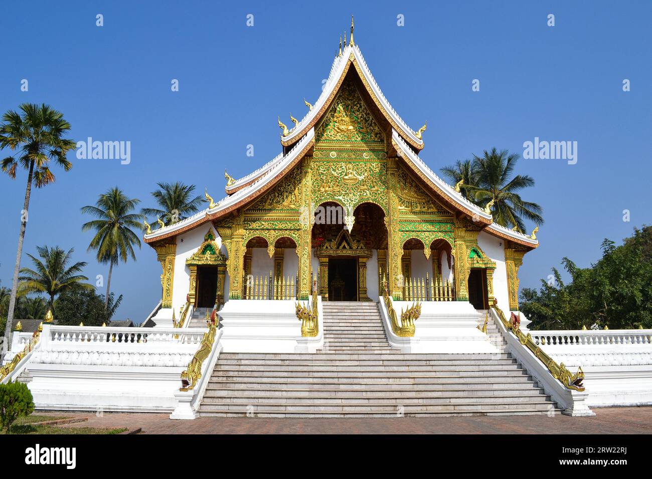 Königlicher Palast in Luang Prabang (Laos) Stockfoto