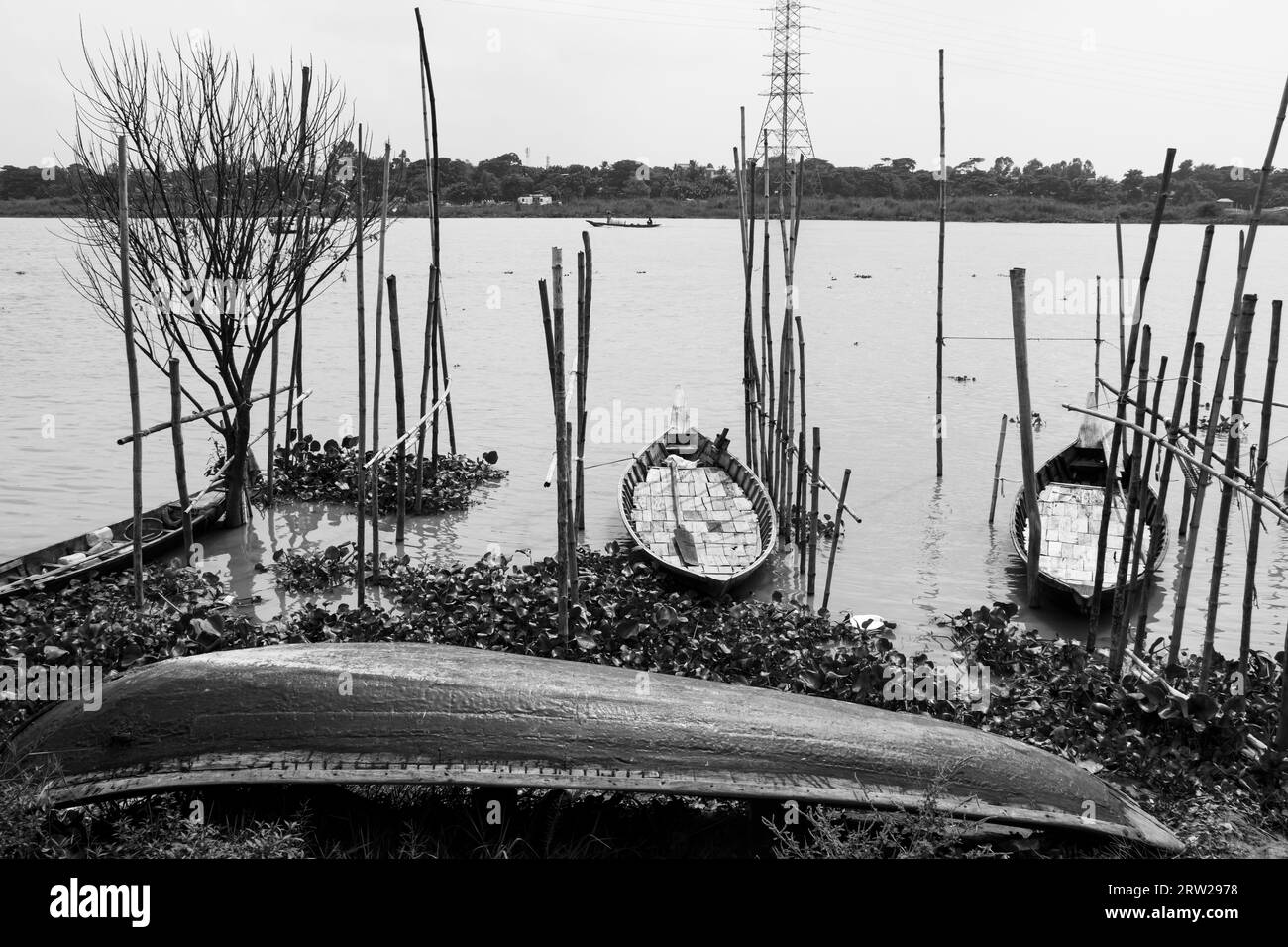 Traditionelles 4K-Foto von Ruhitpur, Bangladesch, aufgenommen am 05. September 2022 Stockfoto