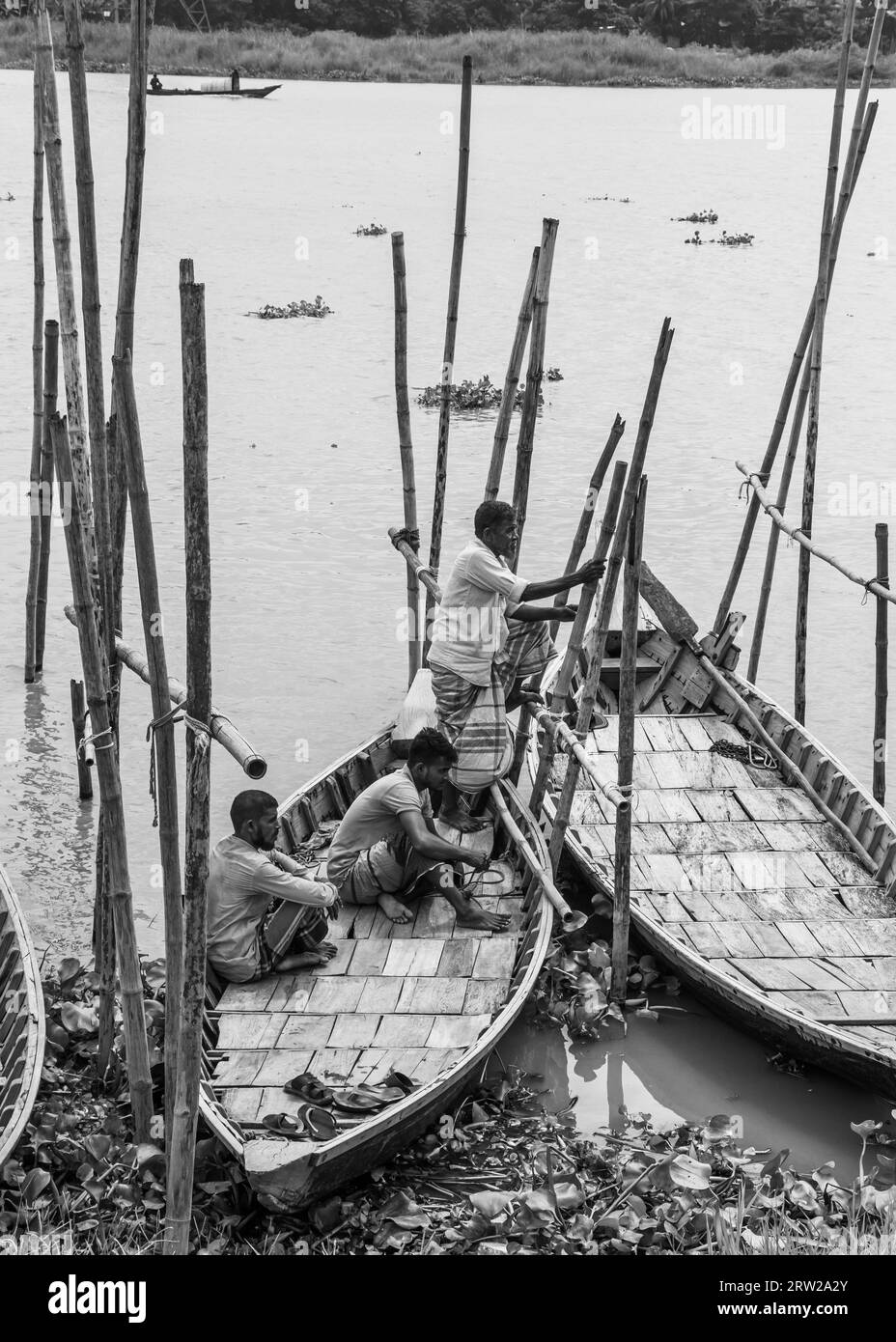 Traditionelles 4K-Foto von Ruhitpur, Bangladesch, aufgenommen am 05. September 2022 Stockfoto