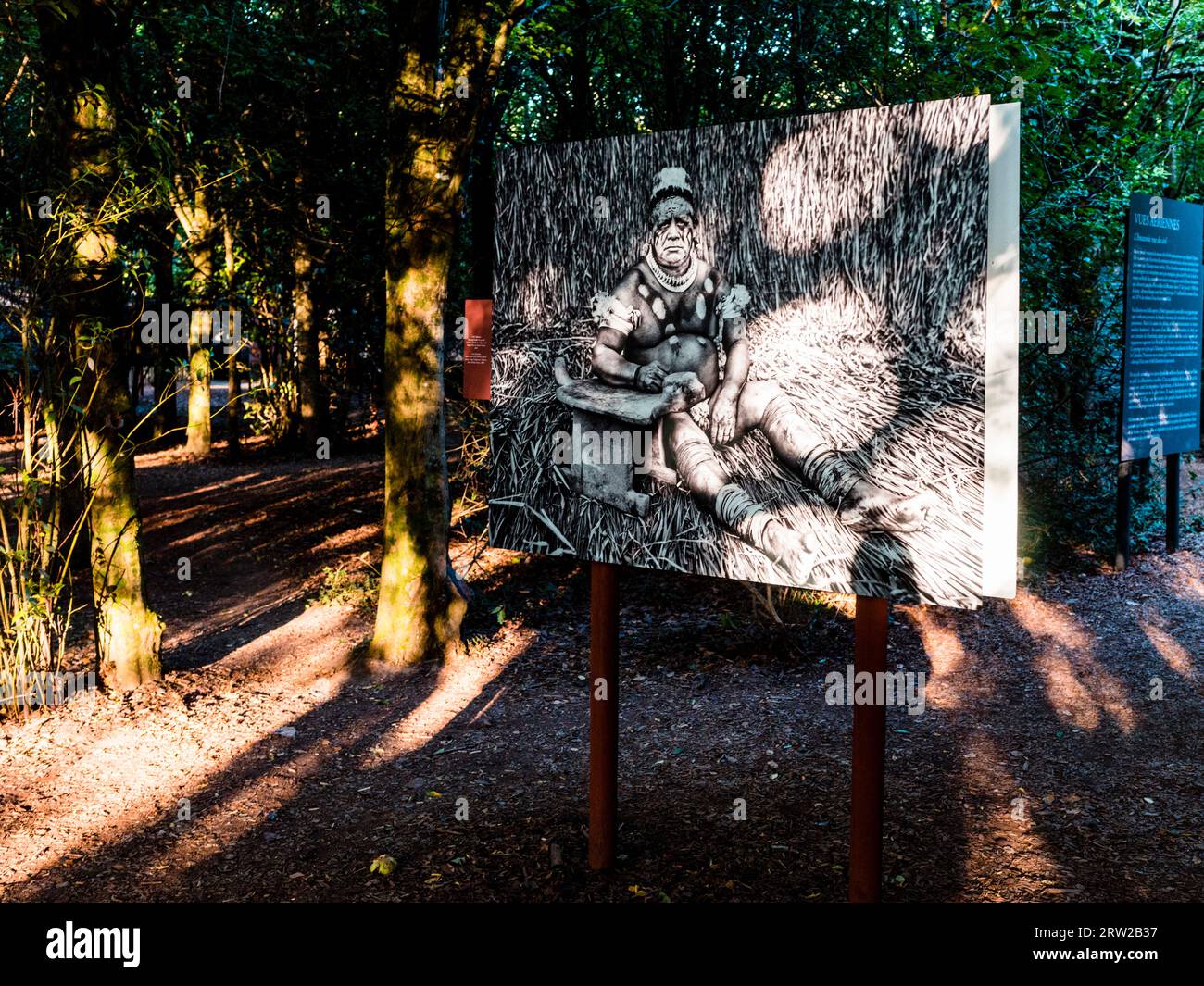 Ausstellung von Sebastiao Salgado beim 18. La Gacilly Photo Festival Stockfoto