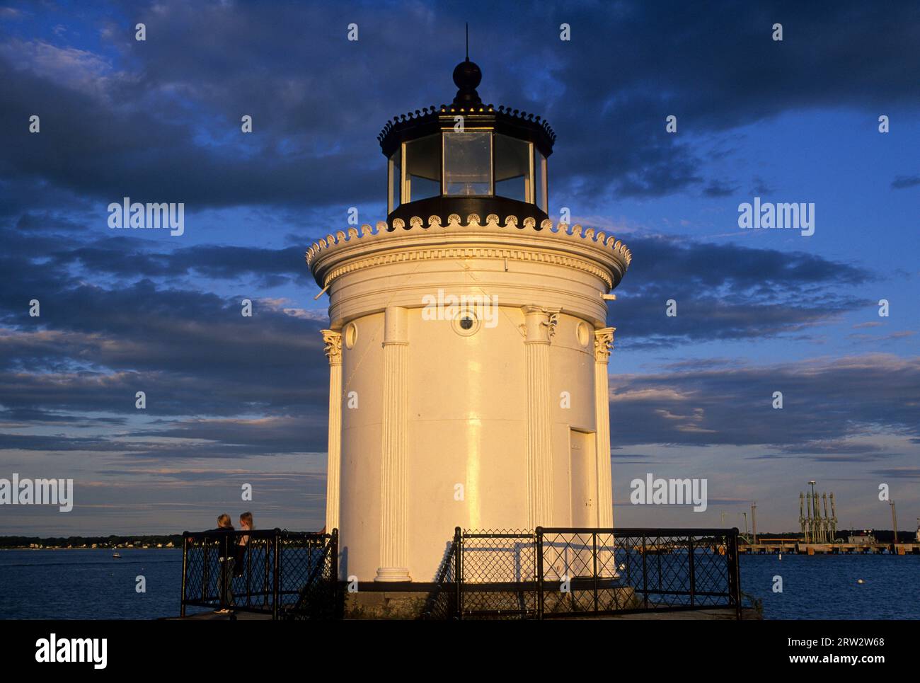 Bug (Portland Wellenbrecher Licht), Bug Licht Park, South Portland, Maine Stockfoto