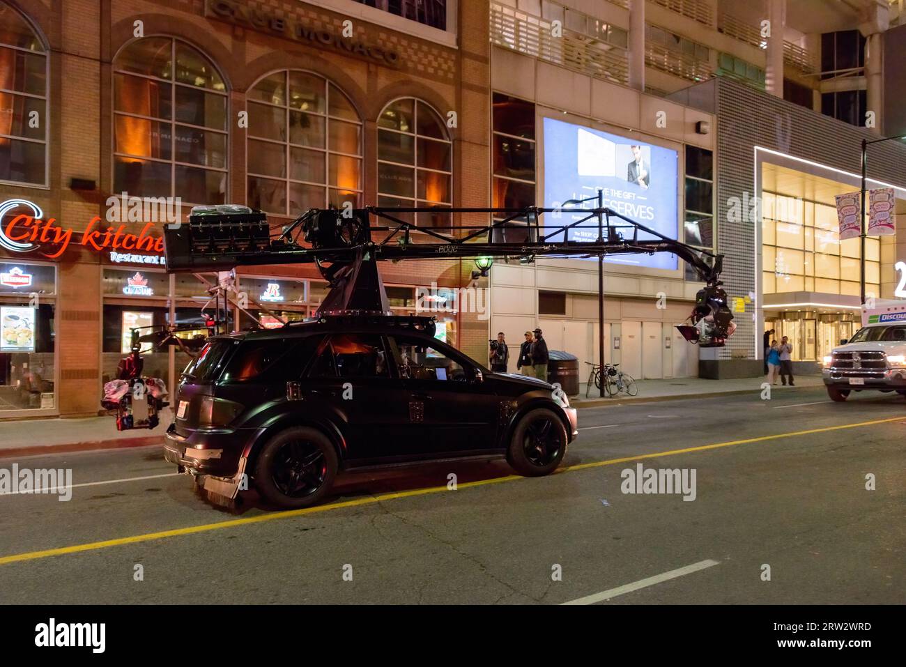 Suicide Squad Filmproduktion in Toronto, Kanada Stockfoto