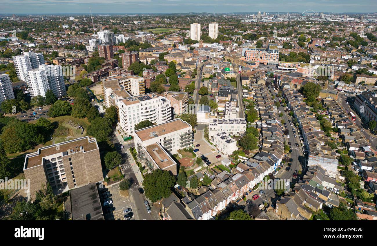 Acton ist eine Stadt im Westen Londons, England, innerhalb des Londoner Borough of Ealing Stockfoto
