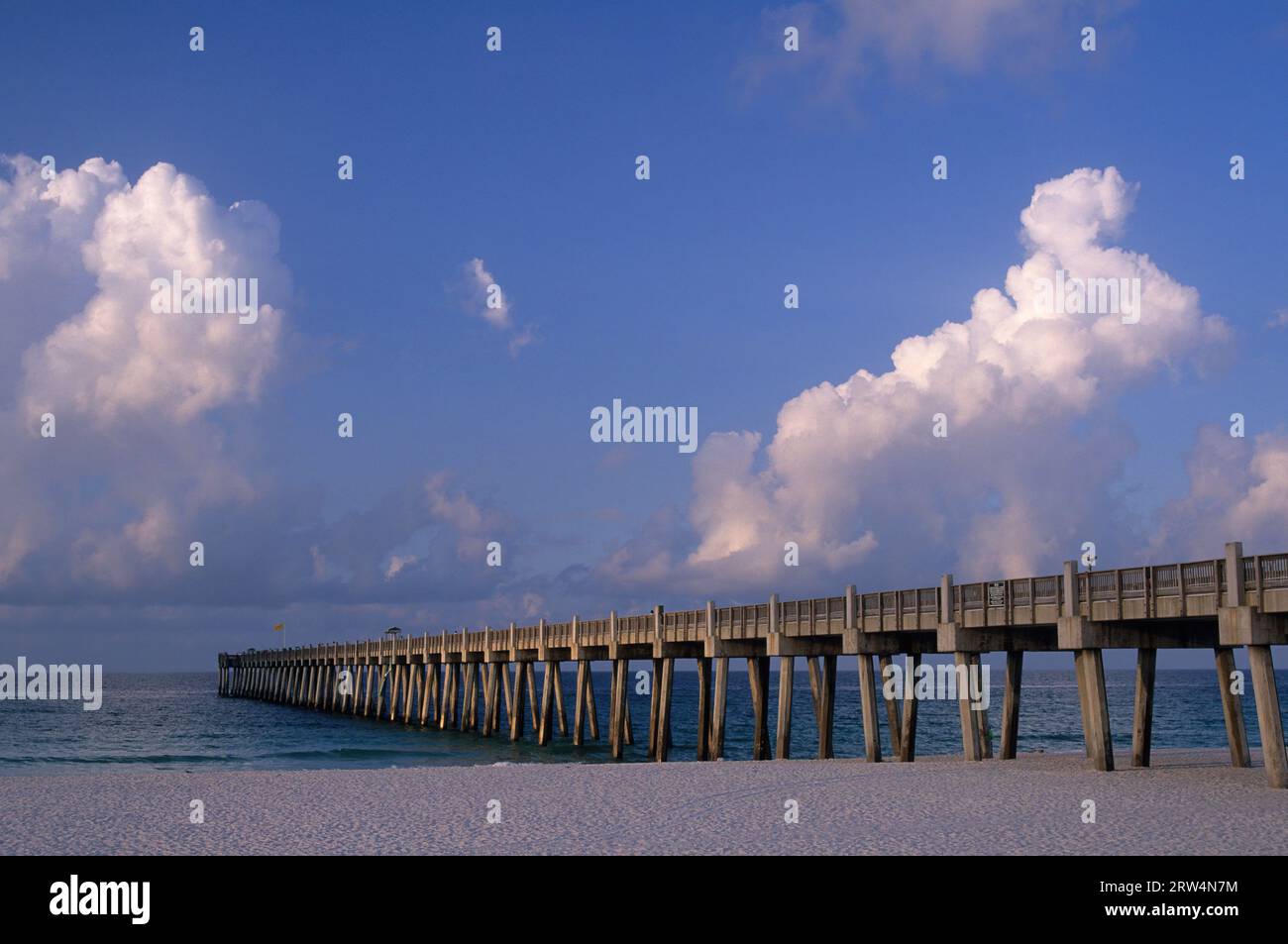 Pensacola Beach Gulf Pier, Pensacola Beach, Florida Stockfoto