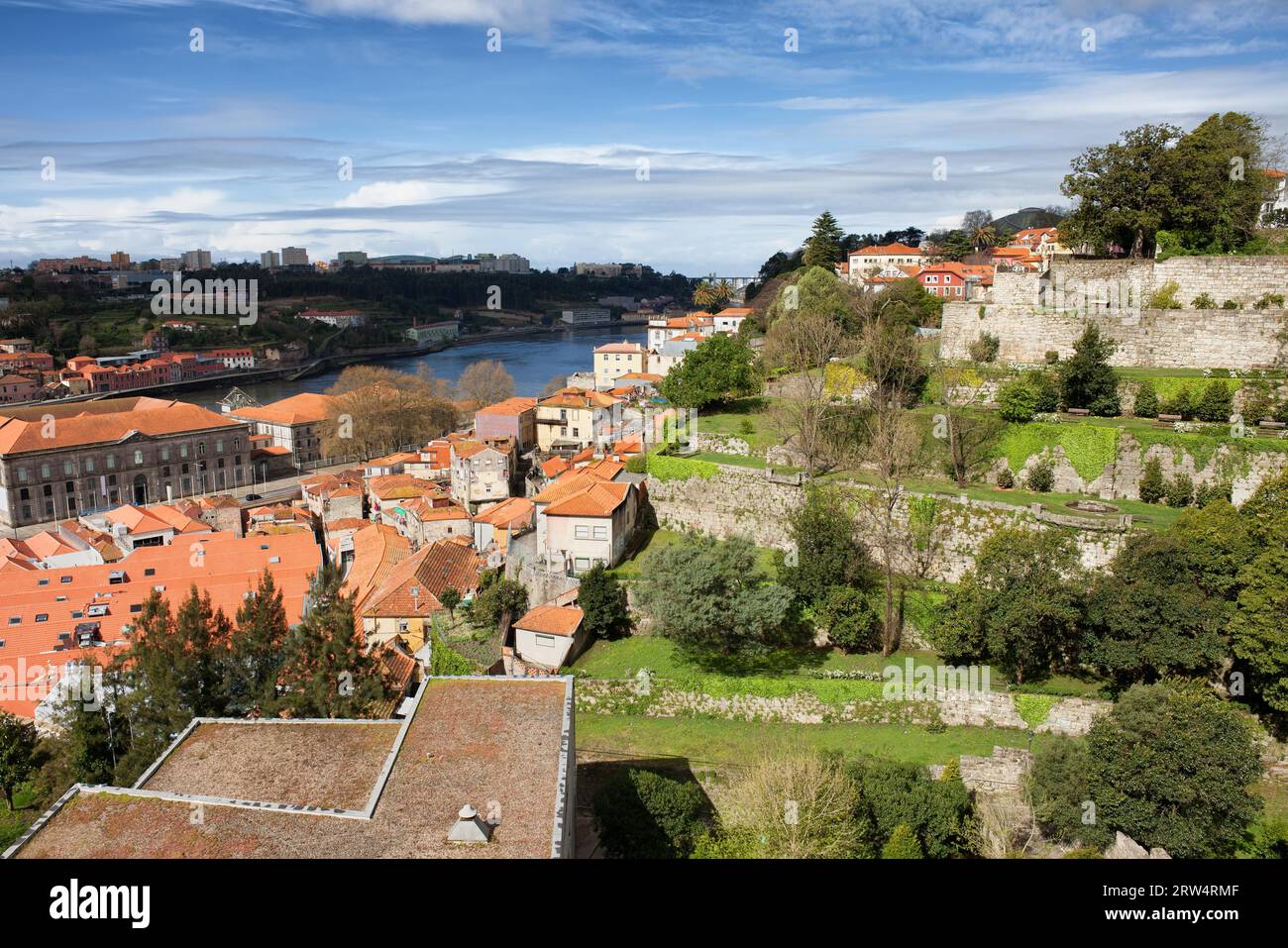 Jardim Municipal do Horto das Virtudes, Garten der Tugenden in Porto, Portugal Stockfoto