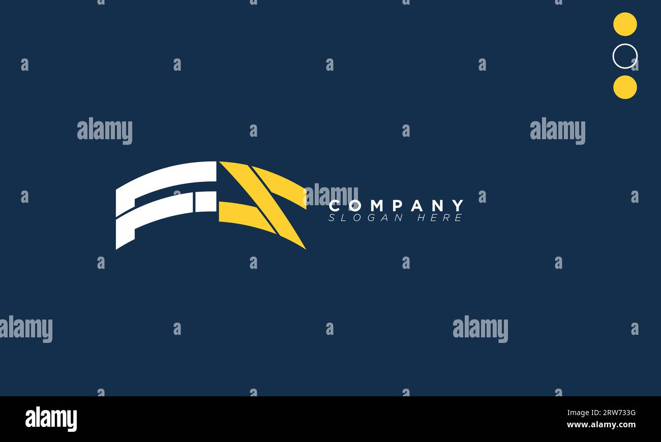 FS Alphabet Buchstaben Initialen Monogramm Logo Stock Vektor