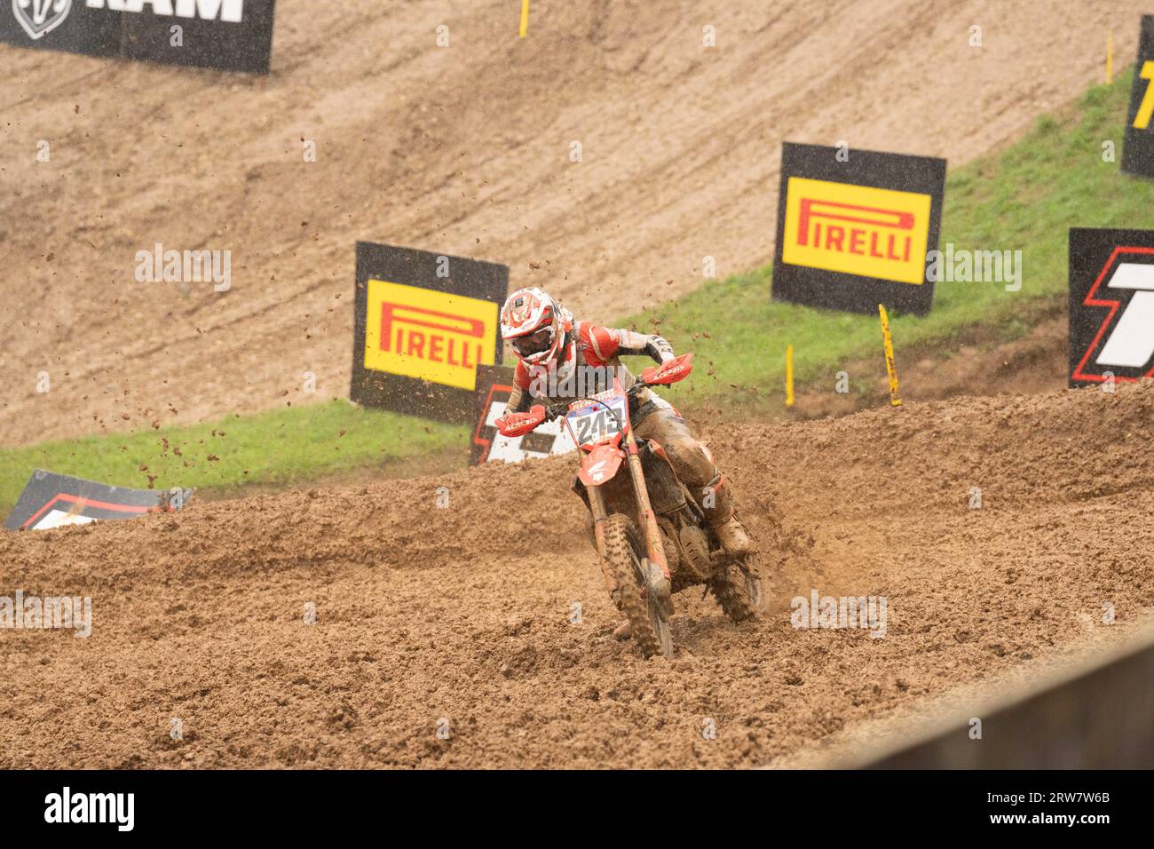 243 Gajser Tim Honda SLO AMZS Team HRC während des MXGP Race of, Italien. , . Im Maggiora Park, Italien. (Foto: Fabio Averna/SIPA USA) Credit: SIPA USA/Alamy Live News Stockfoto