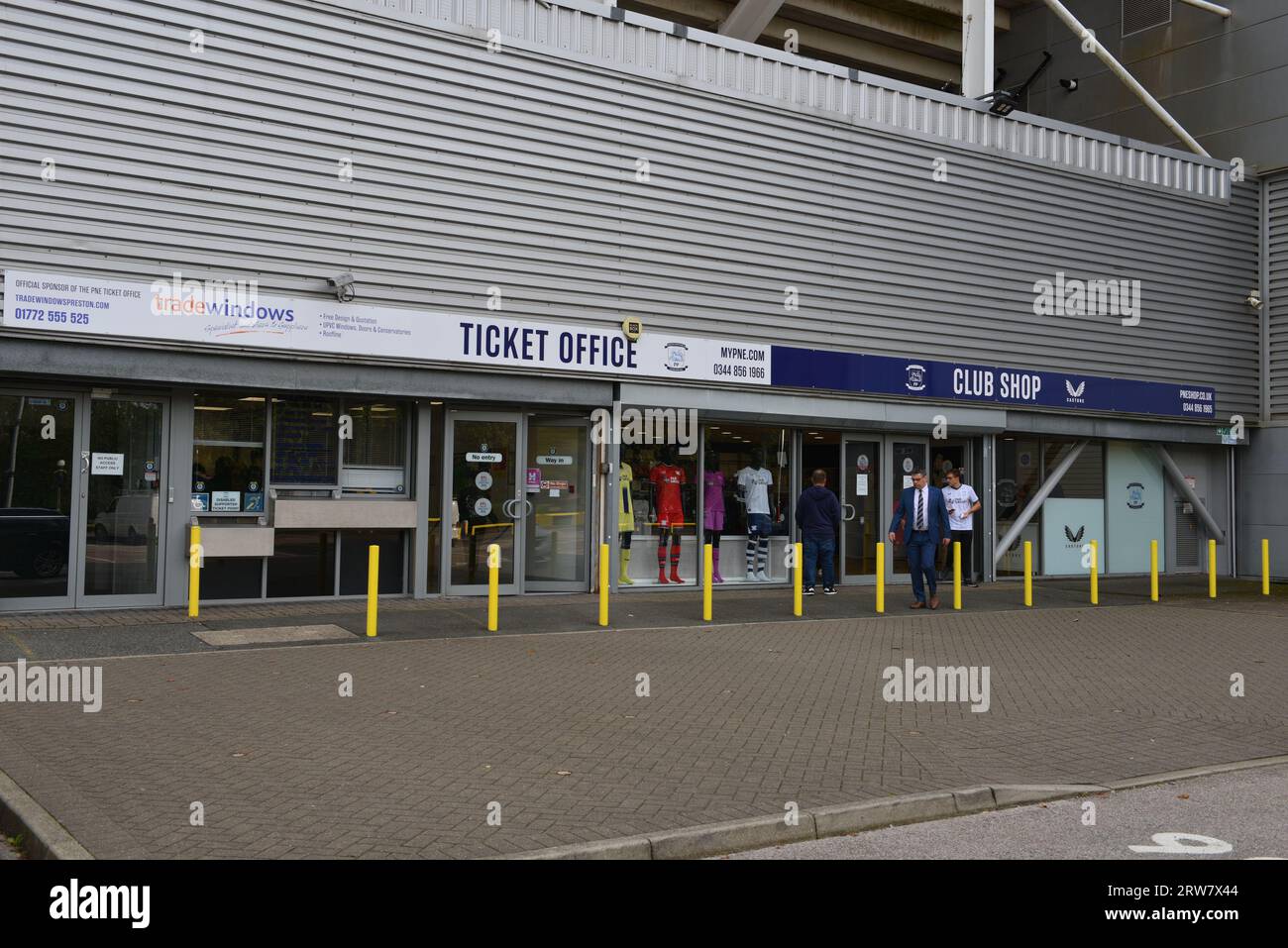 Preston North End Stadium, Deepdale. Stockfoto