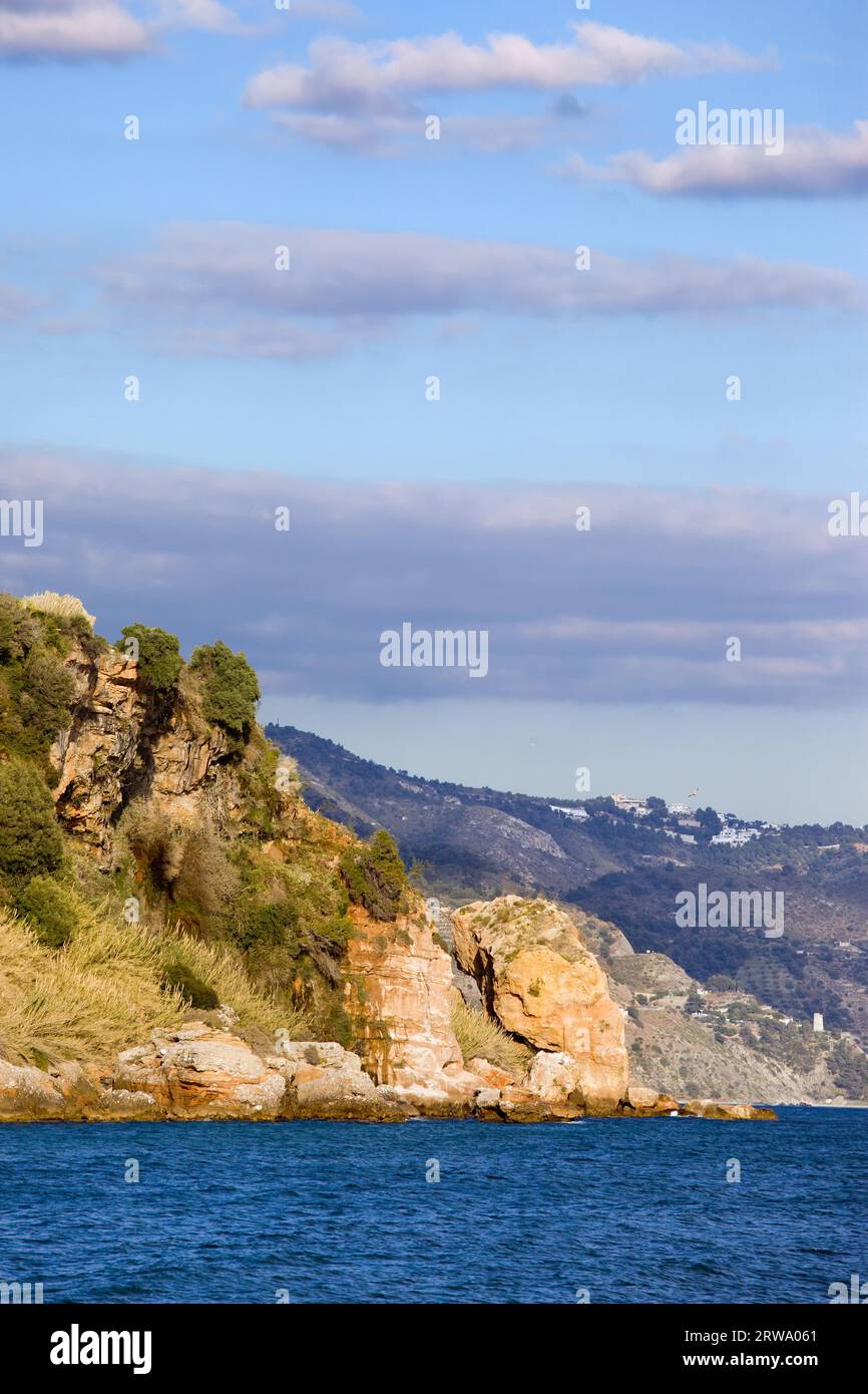 Mittelmeerküste, Costa del Sol, Südandalusien, Spanien Stockfoto