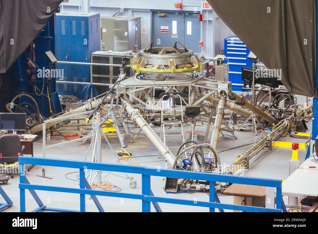 Houston, USA, 26. Januar 2013: Astronauten-Trainingseinrichtung und detaillierte Objektaufnahmen im Houston Space Center in Texas, USA Stockfoto