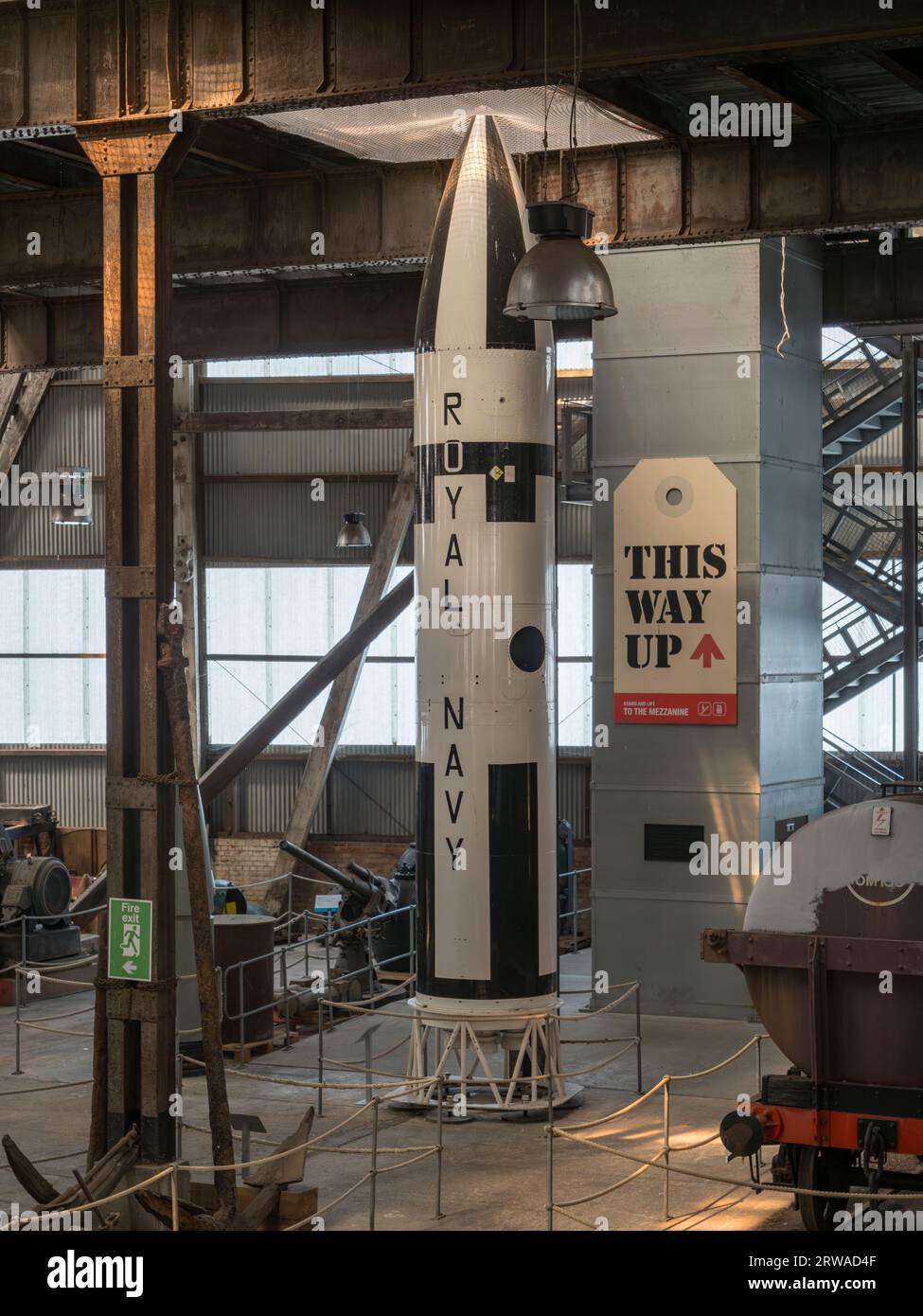 In The Big Space, Historic Dockyard Chatham, Kent, Großbritannien. Stockfoto