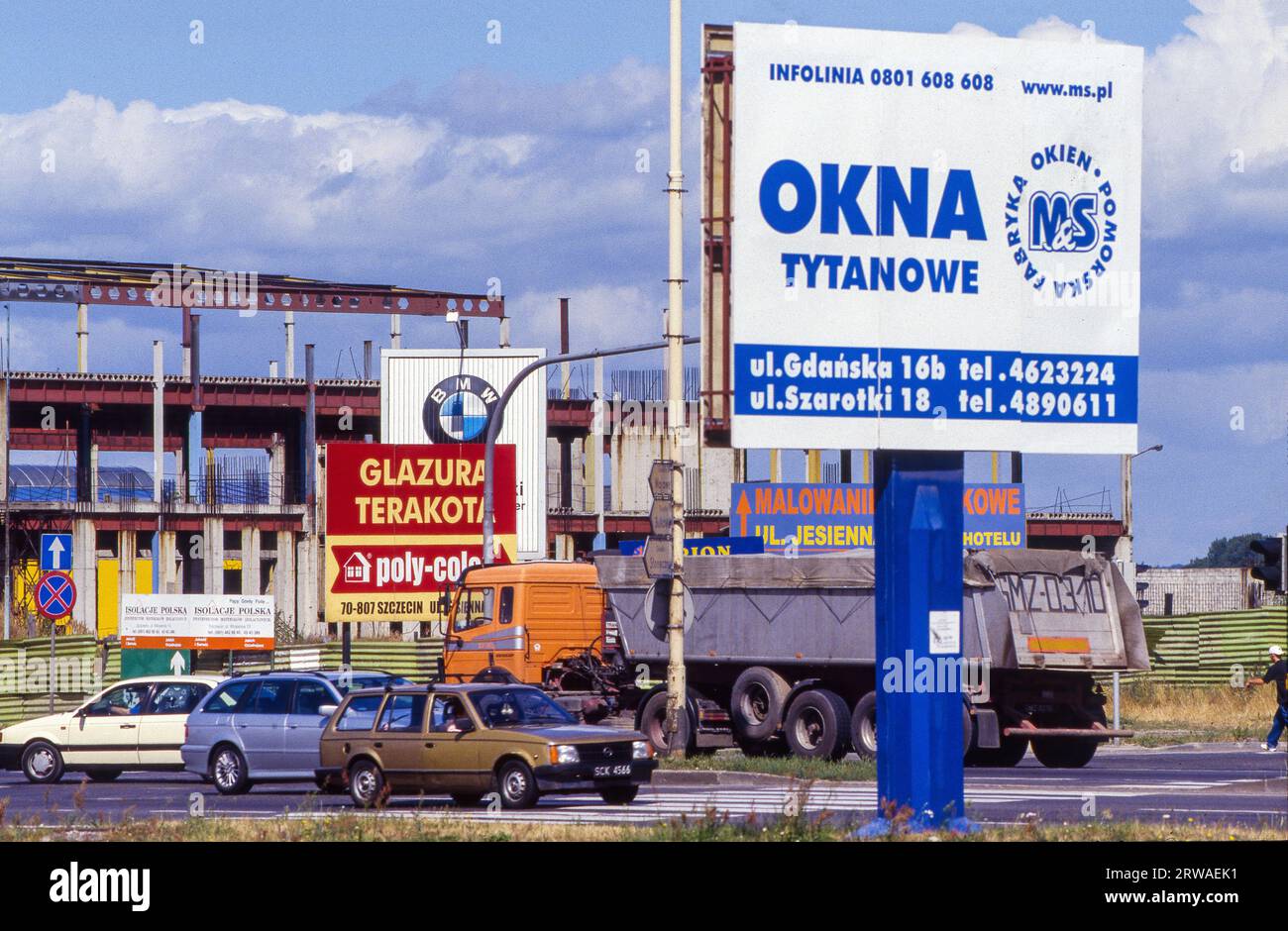 Polen, Industriegebiet Danzig Stockfoto