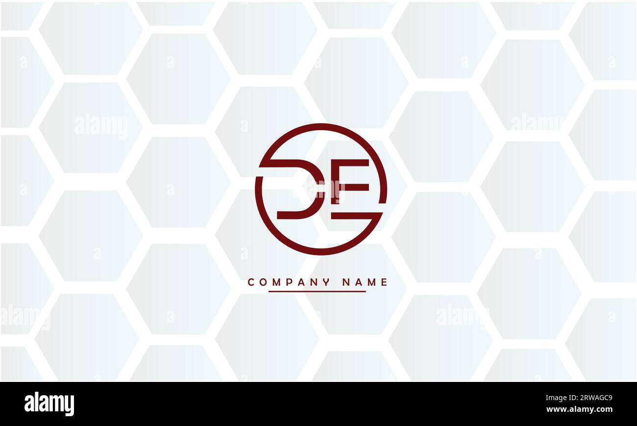 CE, EC Abstract Letters Logo Monogramm Stock Vektor
