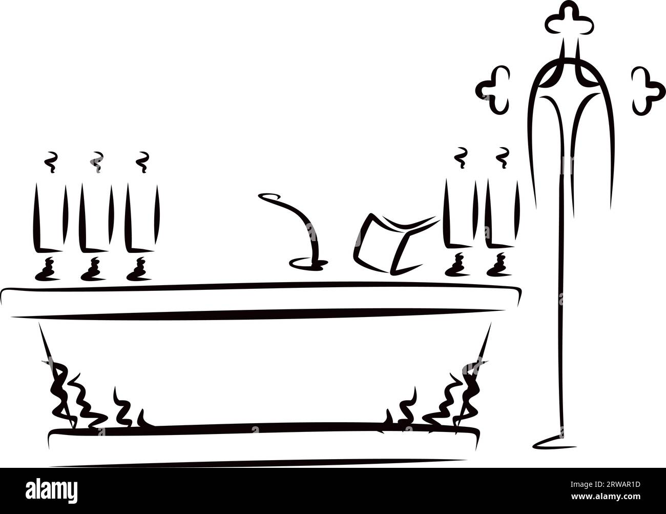 Traditioneller christlicher Altar Stock Vektor