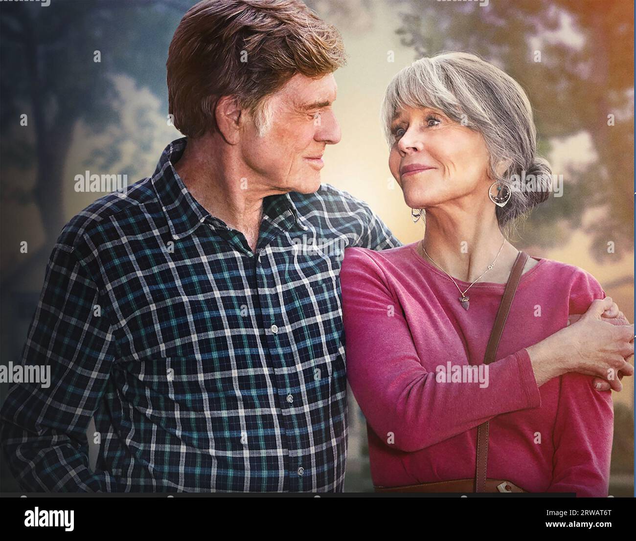 Unsere Seelen in der Nacht 2017 Netflix Film mit Jane Fonda und Robert Redford Stockfoto