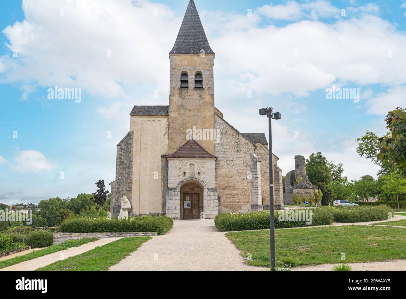 Kirche Saint-Vorles in Chatillon sur seine, Burgund, Frankreich. Stockfoto
