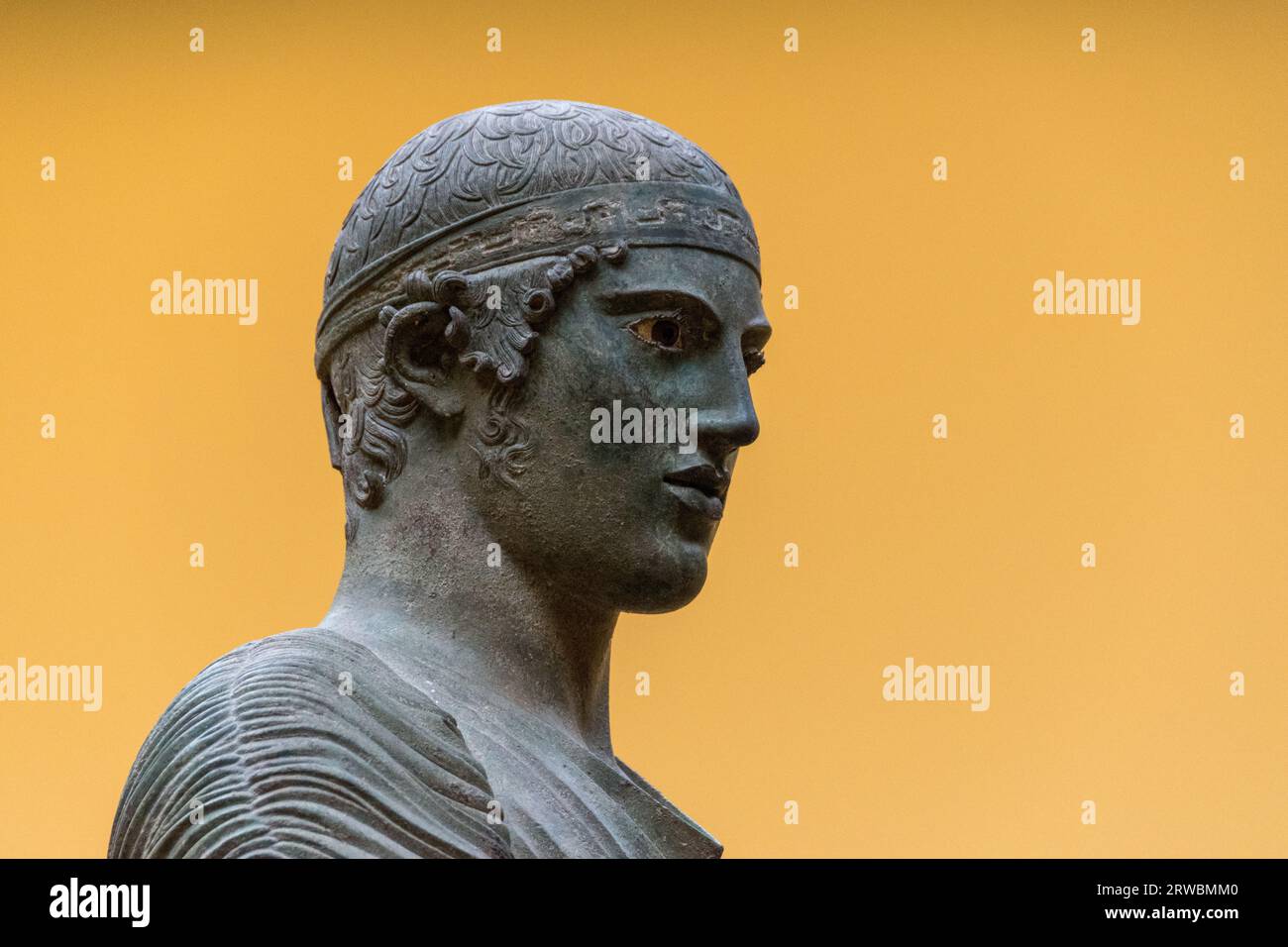 Der Wagenlenker von Delphi, Griechenland Stockfoto