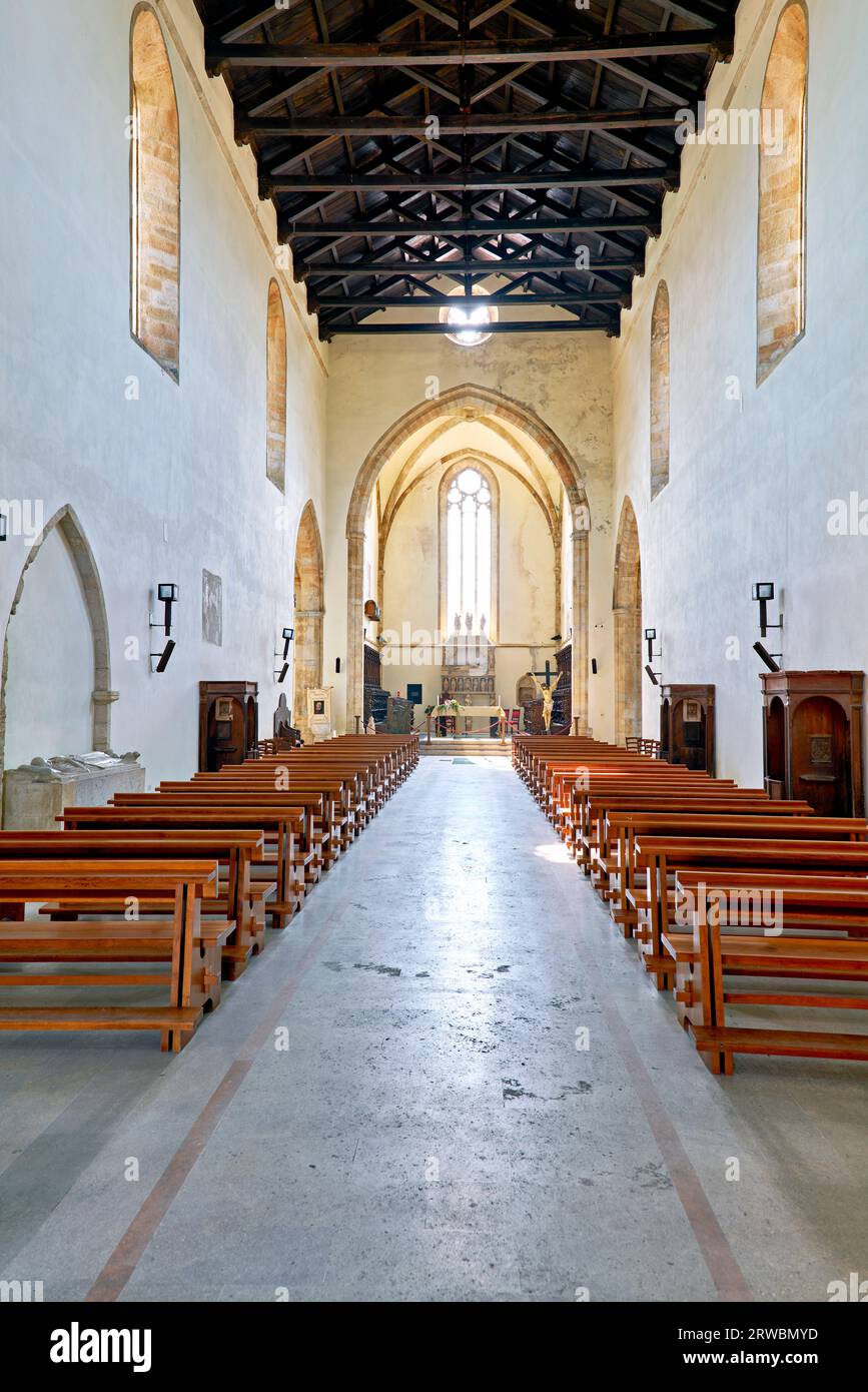 Altomonte Calabria Italien. Santa Maria della Consolazione gotische Kirche angevin Stockfoto