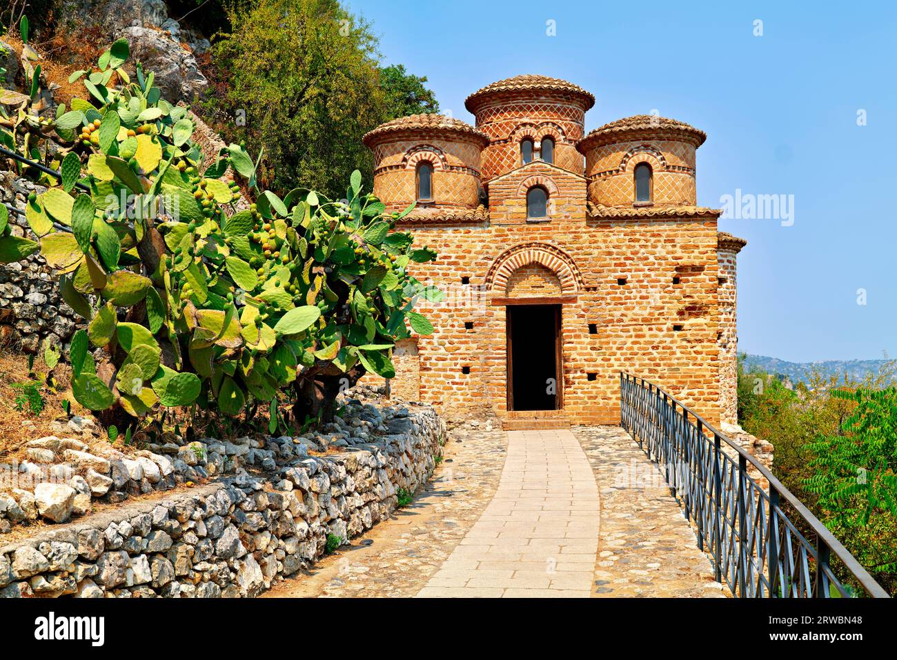 Stilo Calabria Italien. byzantinische Kirche Cattolica di Stilo Stockfoto